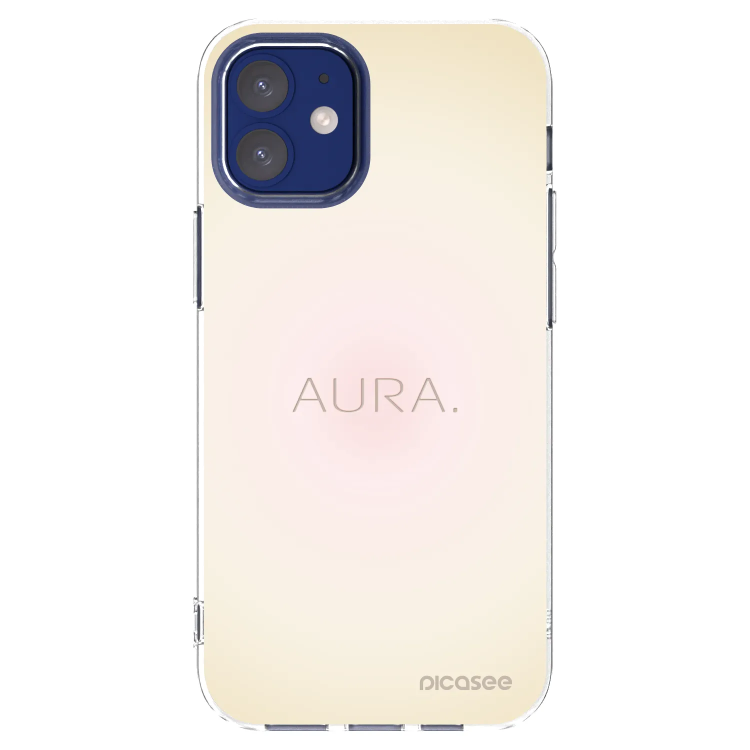 Picasee διαφανής θήκη σιλικόνης Apple iPhone 12 mini - Aura