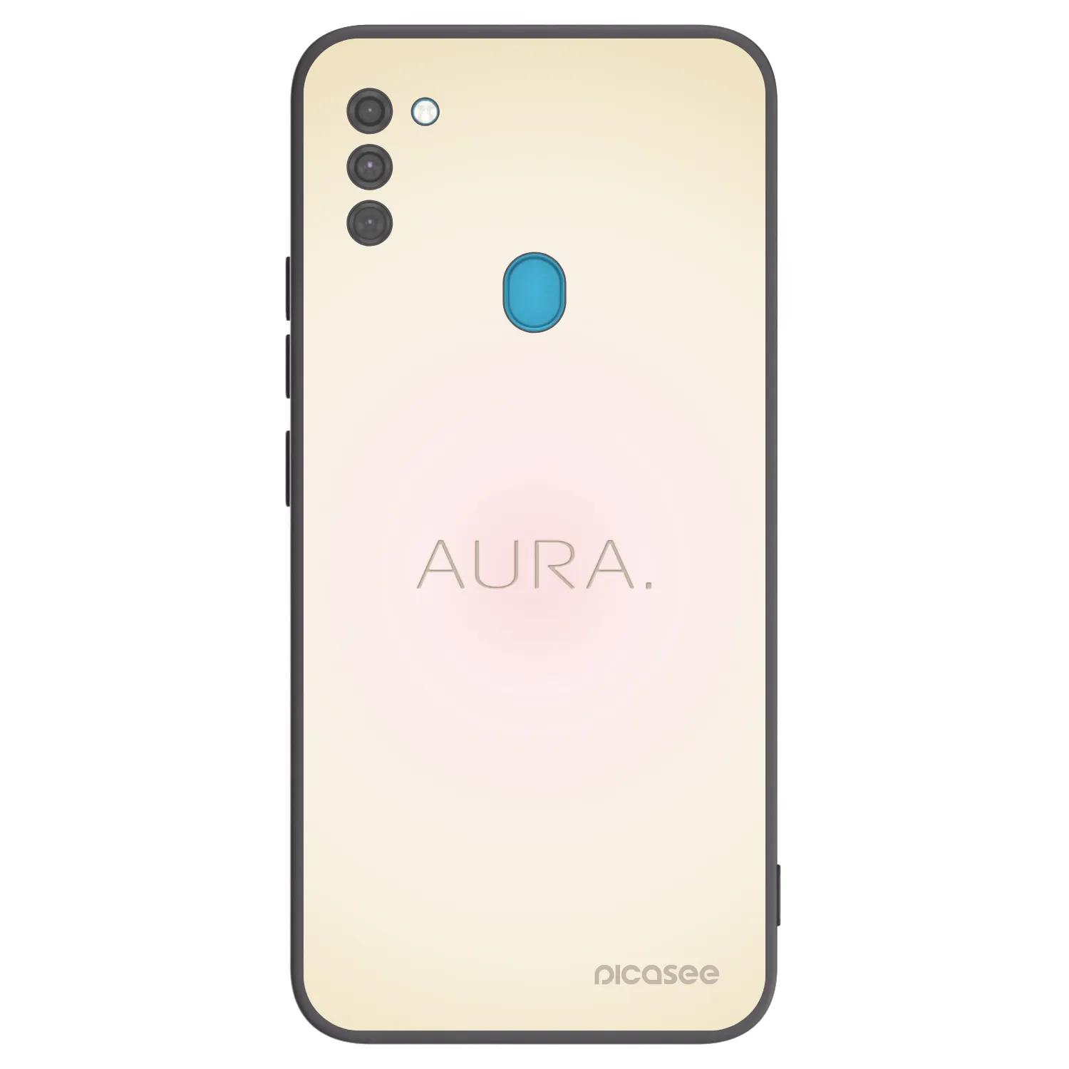 Picasee Μαύρη θήκη σιλικόνης για Samsung Galaxy M11 - Aura