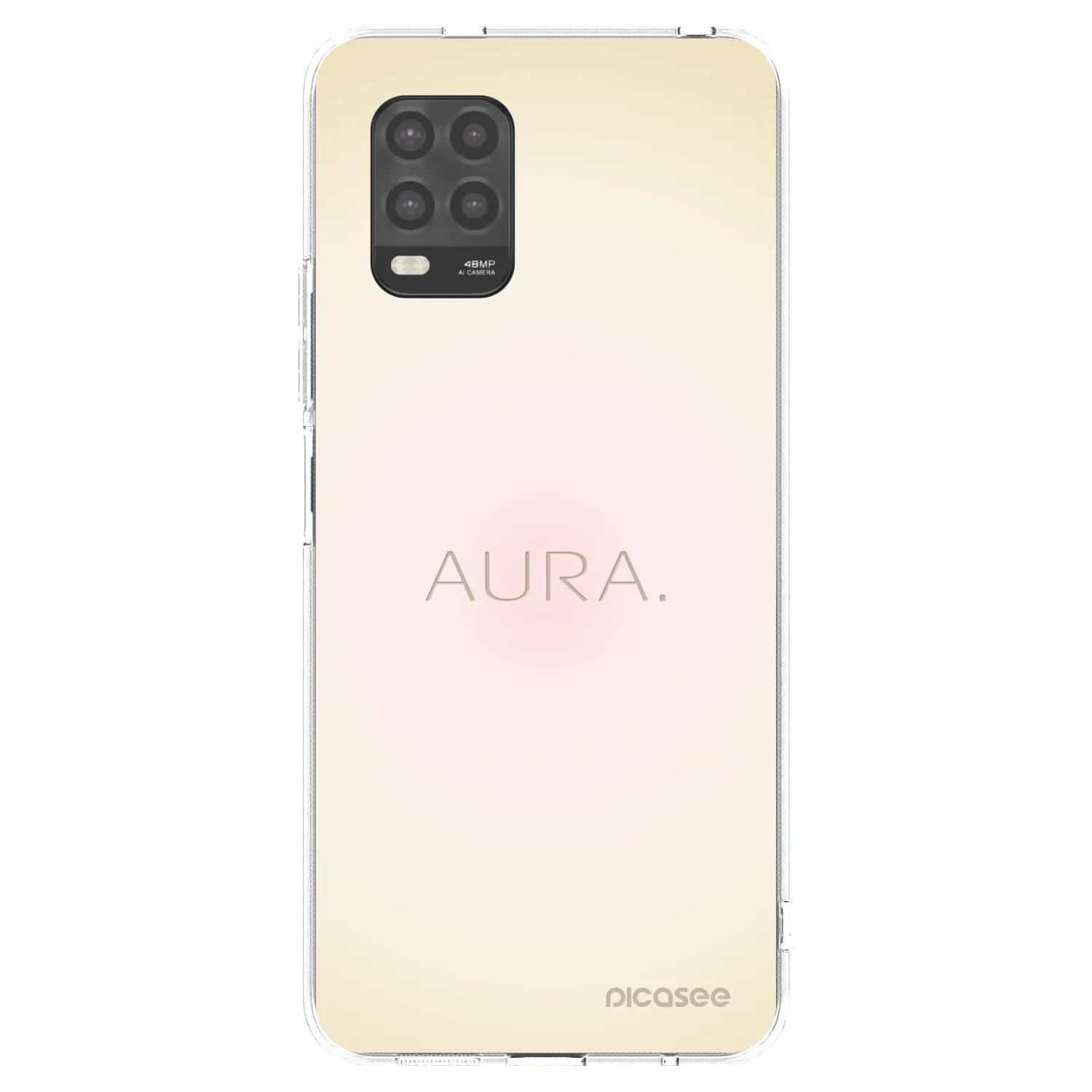 Picasee διαφανής θήκη σιλικόνης Xiaomi Mi 10 Lite - Aura