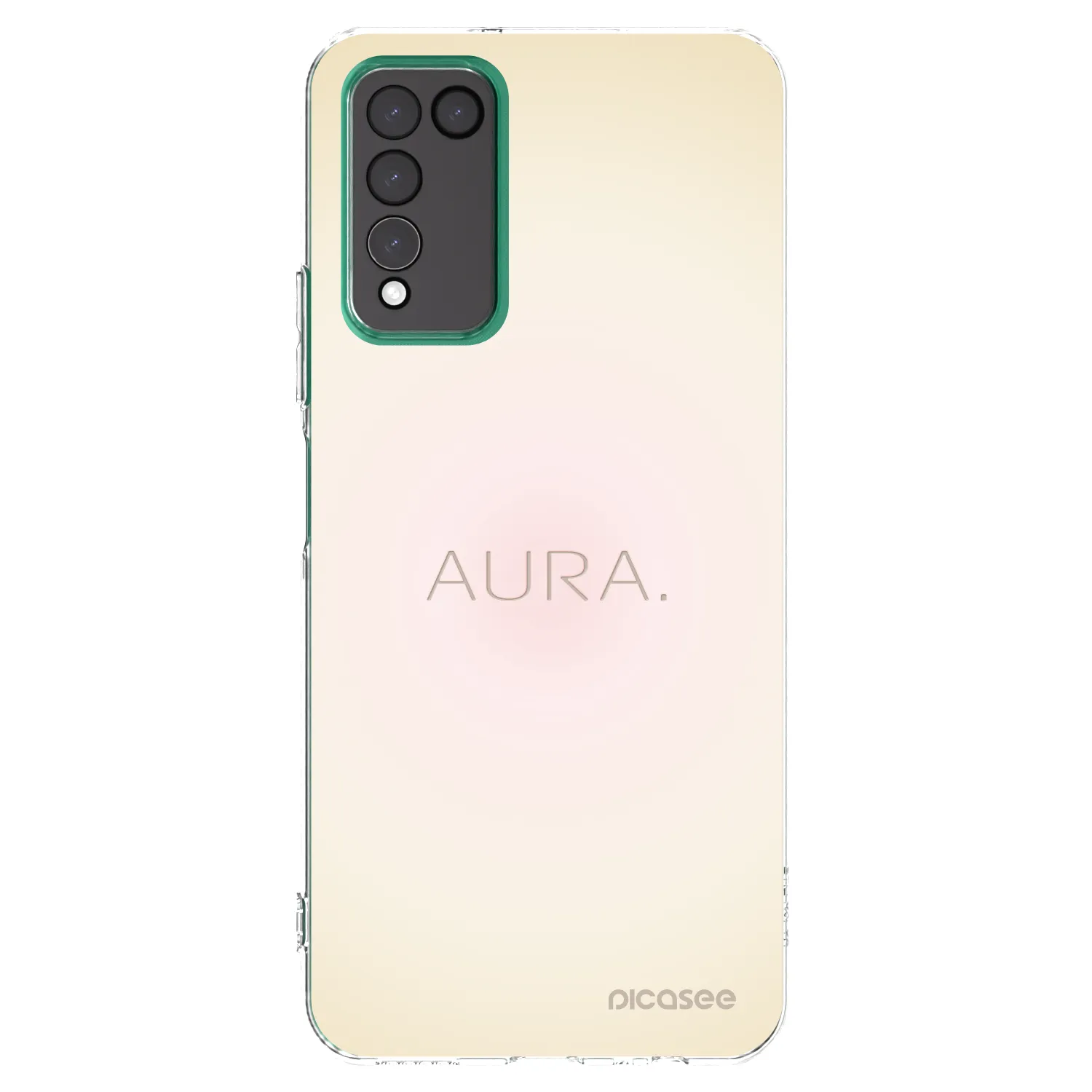 Picasee διαφανής θήκη σιλικόνης Honor 10X Lite - Aura