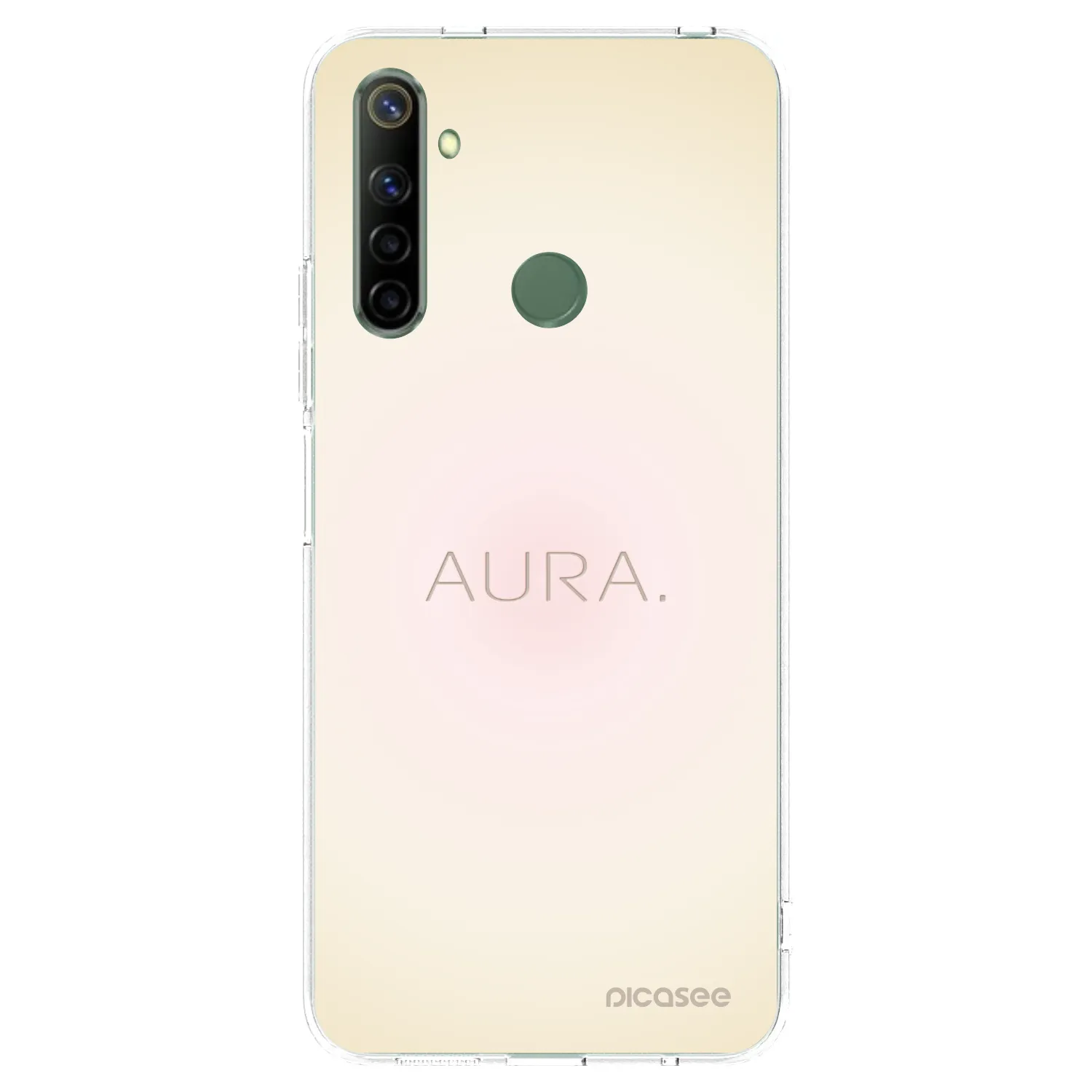 Picasee διαφανής θήκη σιλικόνης Realme 6i - Aura