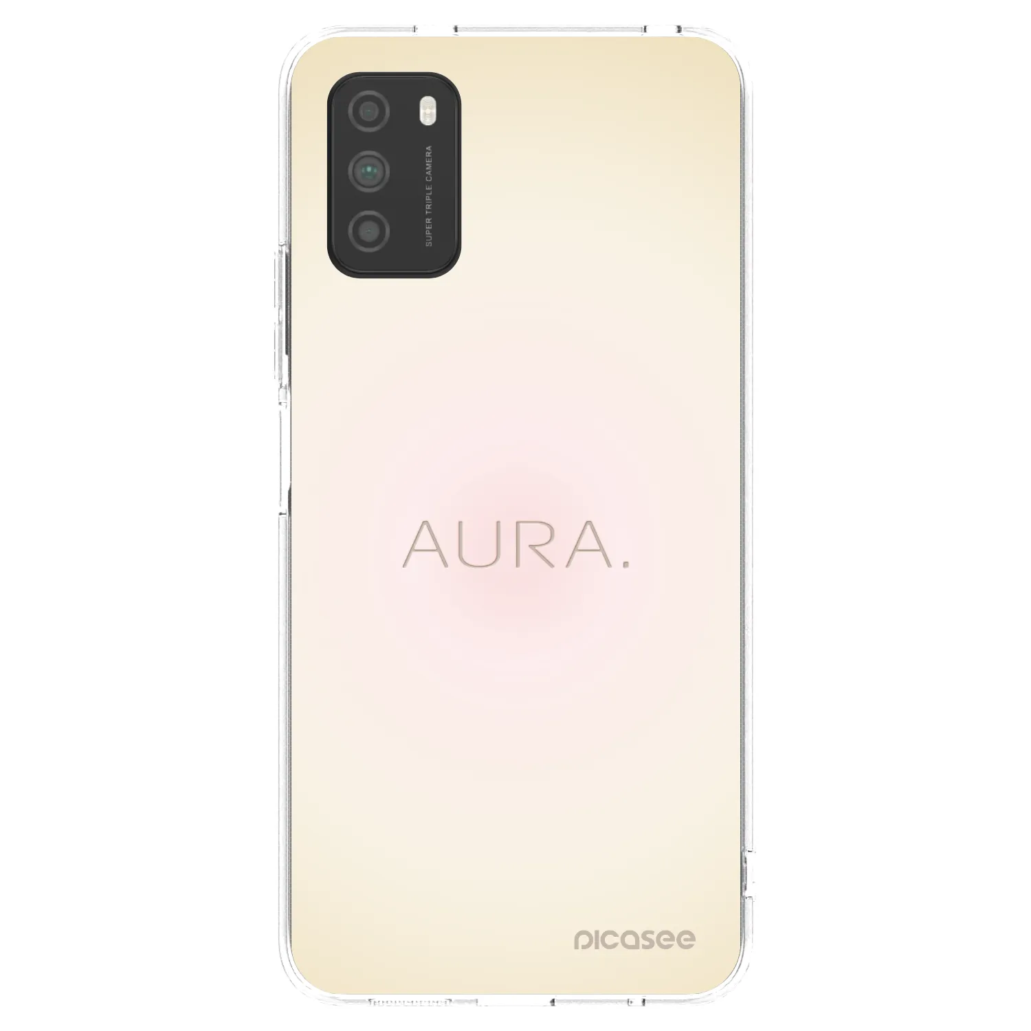 Picasee διαφανής θήκη σιλικόνης Xiaomi Poco M3 - Aura