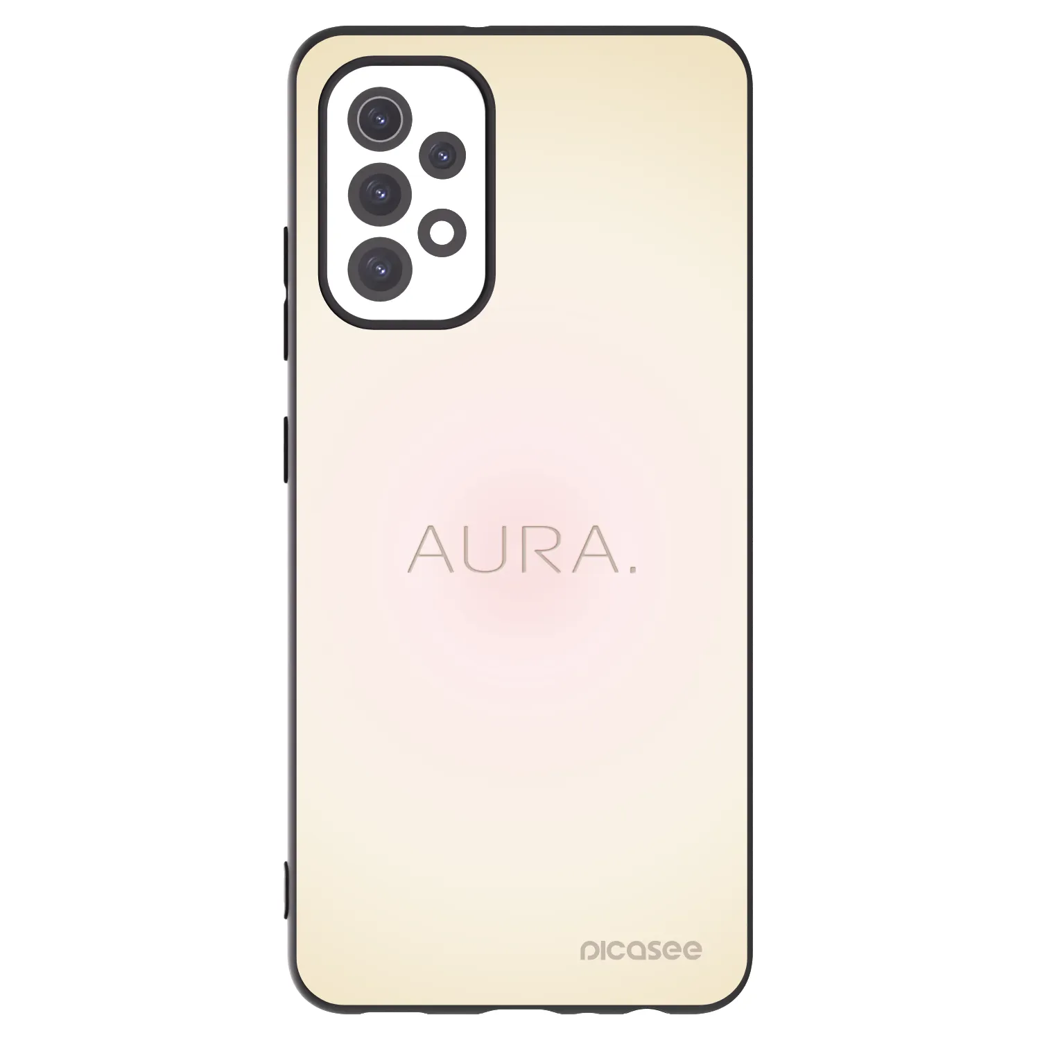 Picasee Μαύρη θήκη σιλικόνης για Samsung Galaxy A32 5G A326B - Aura