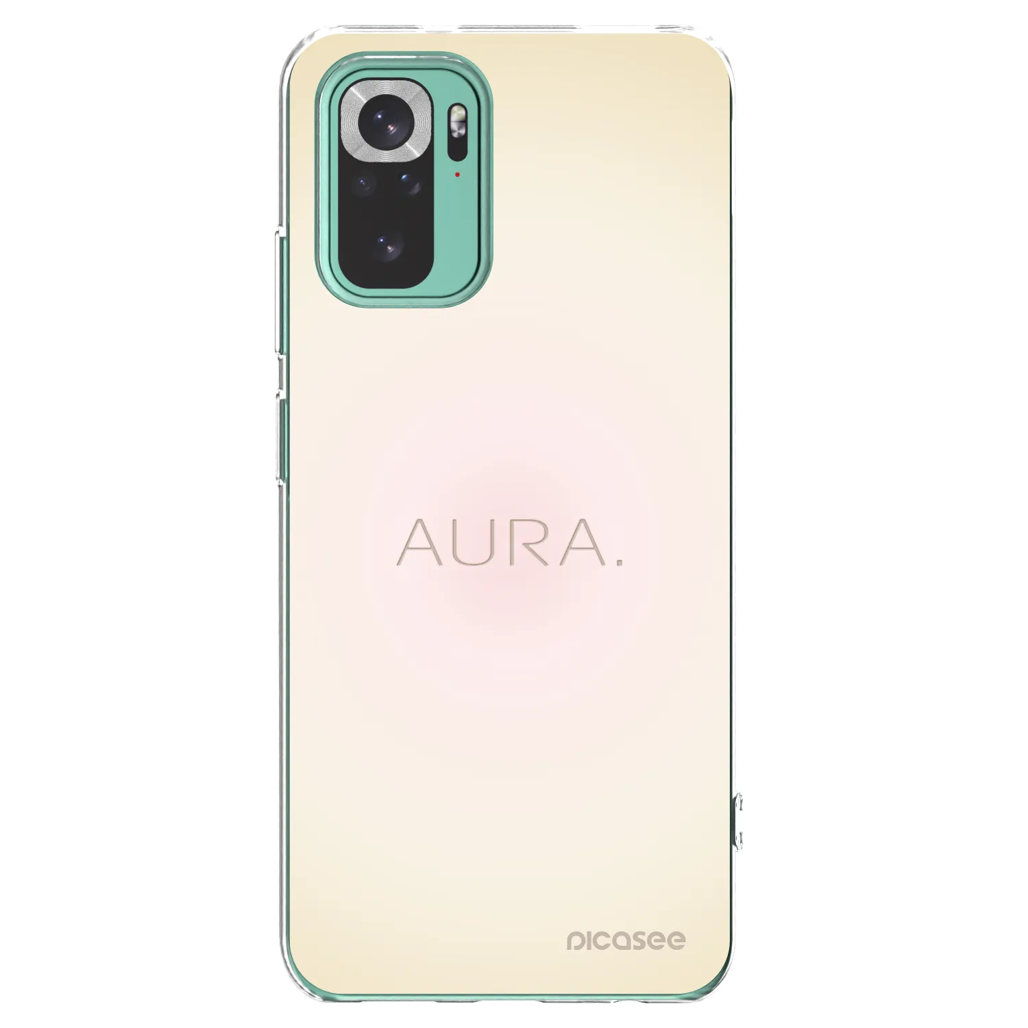 Picasee διαφανής θήκη σιλικόνης Xiaomi Redmi Note 10 Pro - Aura