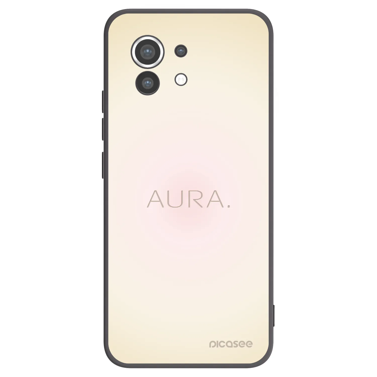 Picasee Μαύρη θήκη σιλικόνης για Xiaomi Mi 11 - Aura