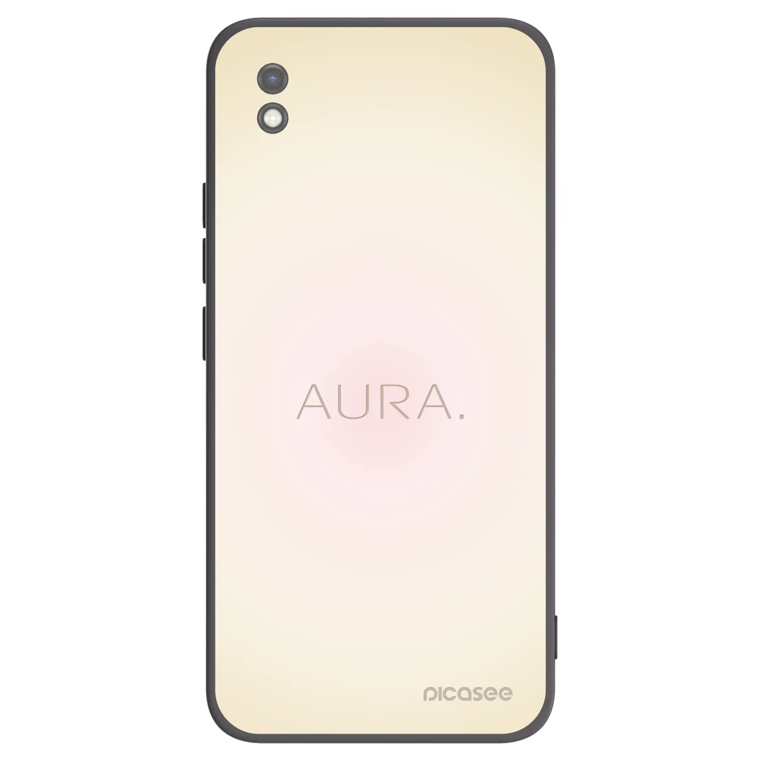 Picasee Μαύρη θήκη σιλικόνης για Xiaomi Redmi 9AT - Aura