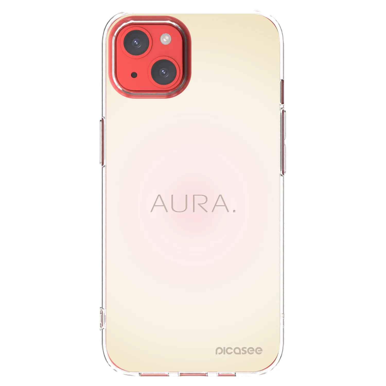 Picasee διαφανής θήκη σιλικόνης Apple iPhone 13 - Aura