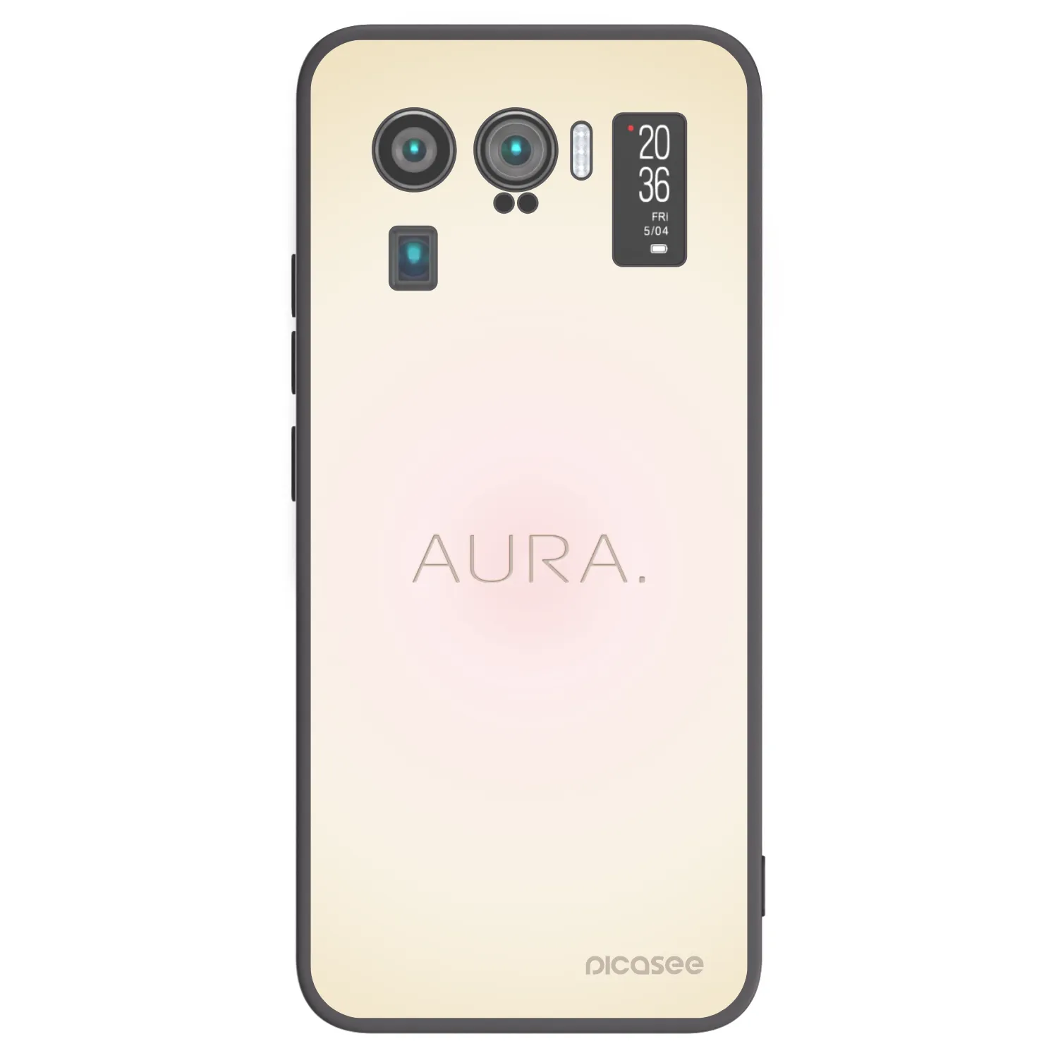 Picasee Μαύρη θήκη σιλικόνης για Xiaomi Mi 11 Ultra - Aura