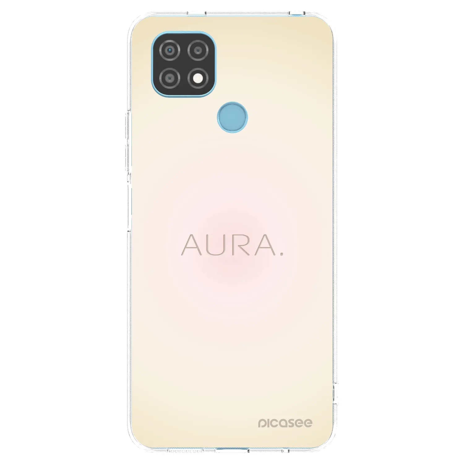 Picasee διαφανής θήκη σιλικόνης Realme C21 - Aura