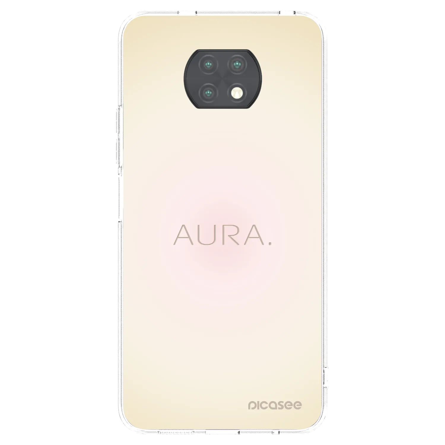 Picasee διαφανής θήκη σιλικόνης Xiaomi Redmi Note 9T - Aura