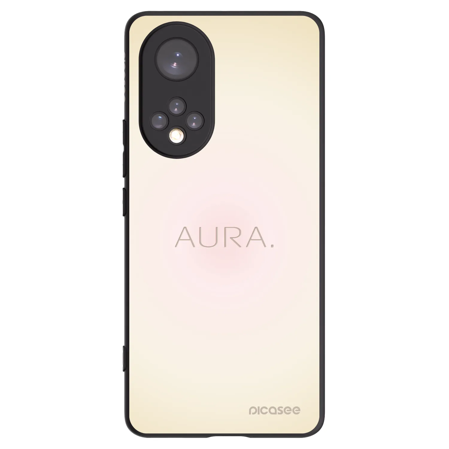 Picasee Μαύρη θήκη σιλικόνης για Honor 50 5G - Aura