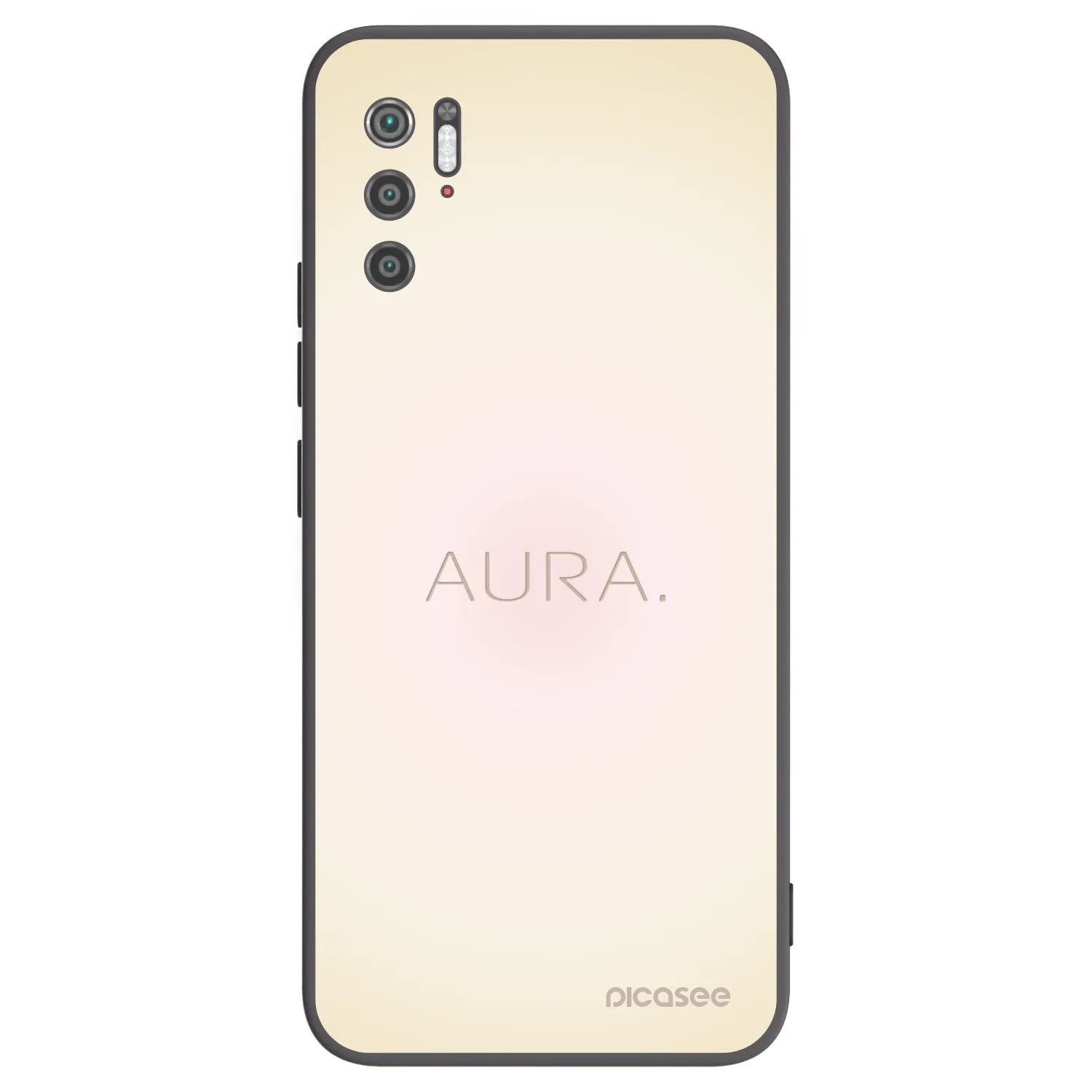 Picasee Μαύρη θήκη σιλικόνης για Xiaomi Poco M3 Pro 5G - Aura