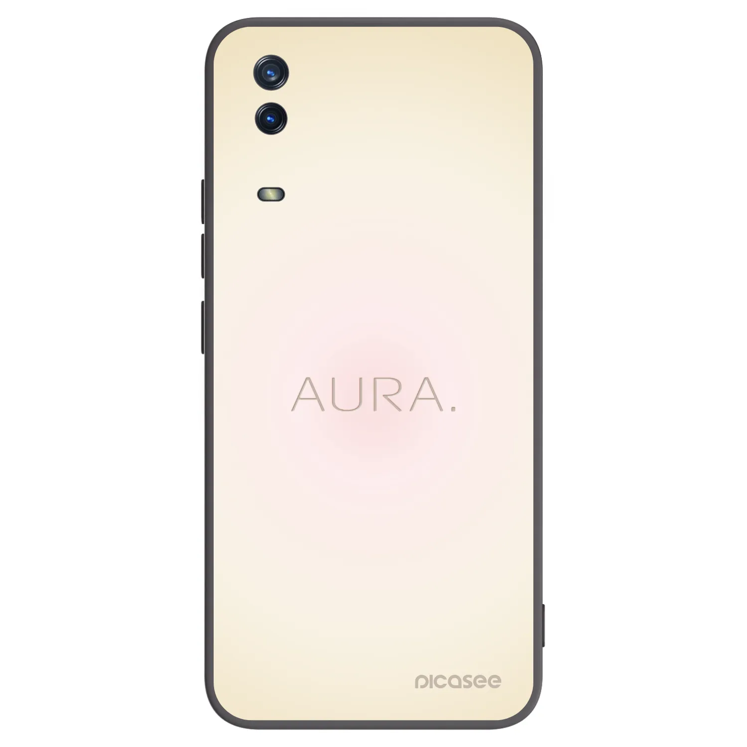 Picasee Μαύρη θήκη σιλικόνης για Vivo Y11s - Aura