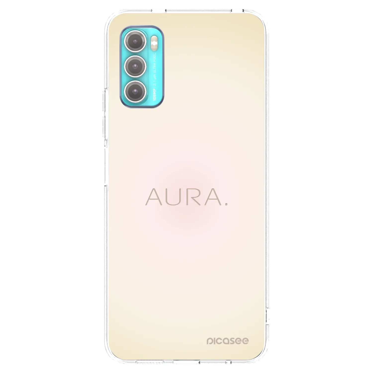 Picasee διαφανής θήκη σιλικόνης Motorola Moto G60 - Aura