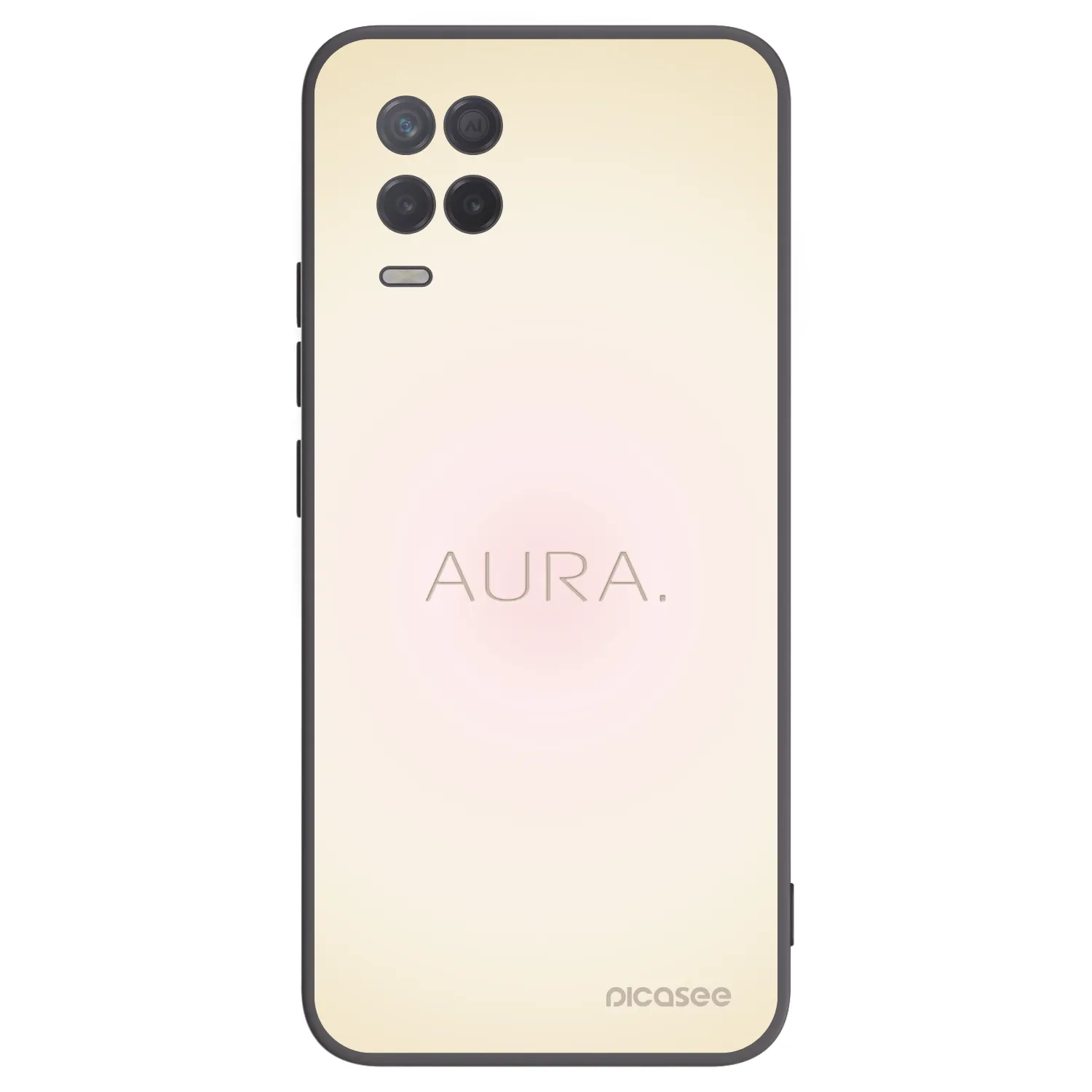 Picasee Μαύρη θήκη σιλικόνης για Realme 8 5G - Aura