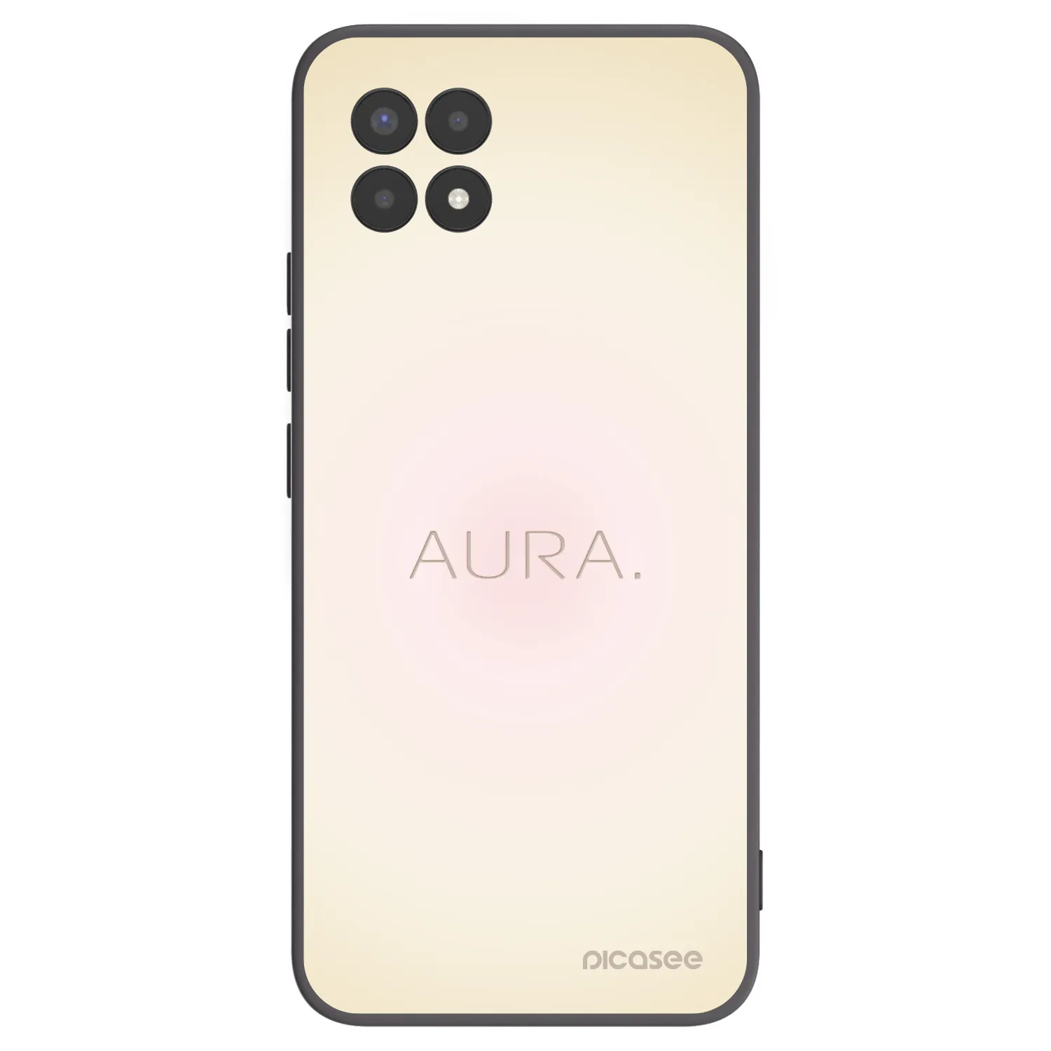 Picasee Μαύρη θήκη σιλικόνης για Realme 8i - Aura