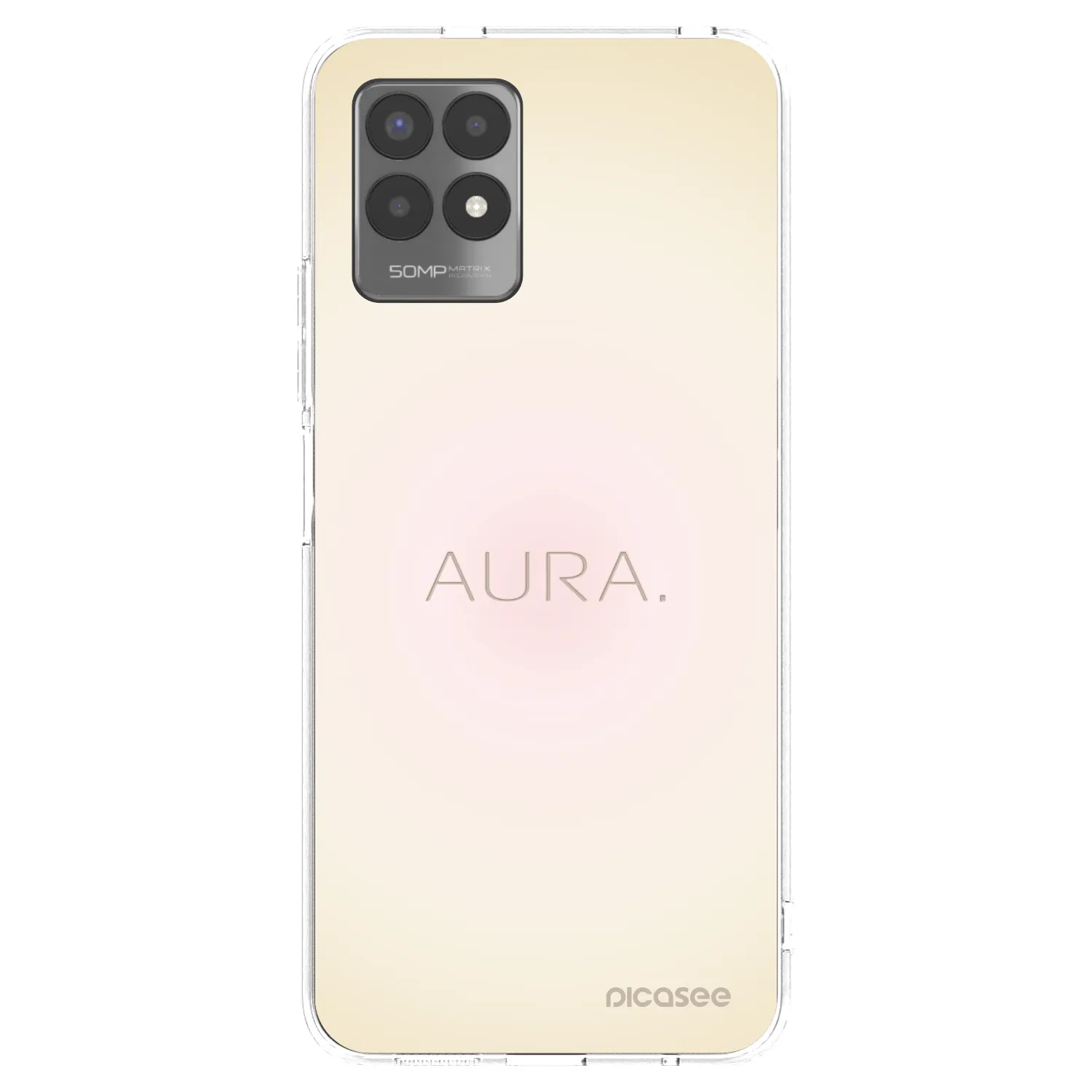 Picasee διαφανής θήκη σιλικόνης Realme 8i - Aura