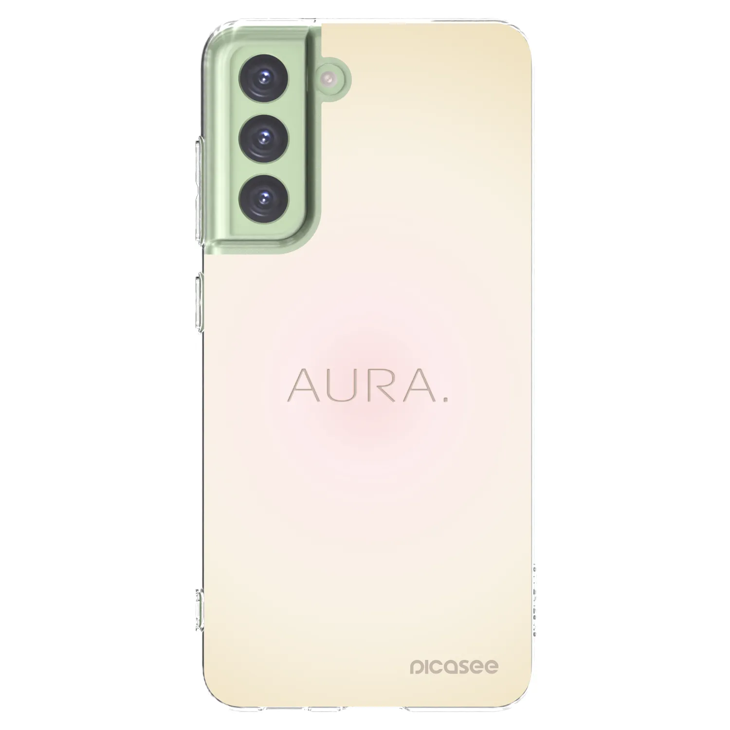 Picasee διαφανής θήκη σιλικόνης Samsung Galaxy S21 FE 5G - Aura