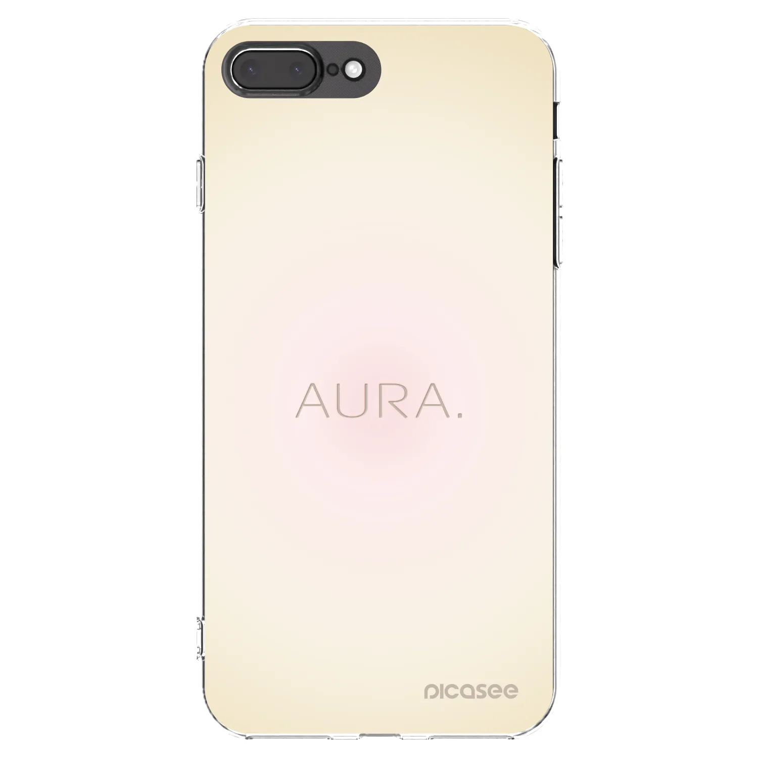 Picasee διαφανής θήκη σιλικόνης Apple iPhone 7 Plus - Aura