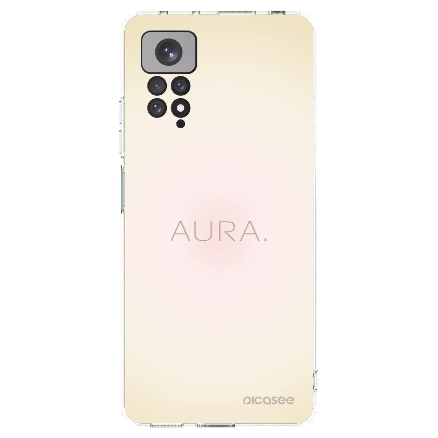 Picasee διαφανής θήκη σιλικόνης Xiaomi Redmi Note 11 - Aura
