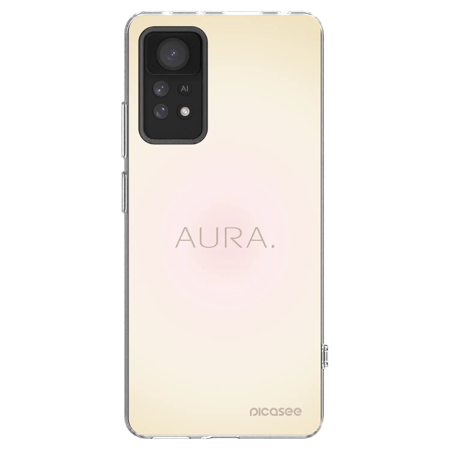 Picasee διαφανής θήκη σιλικόνης Xiaomi Redmi Note 11 Pro 5G - Aura