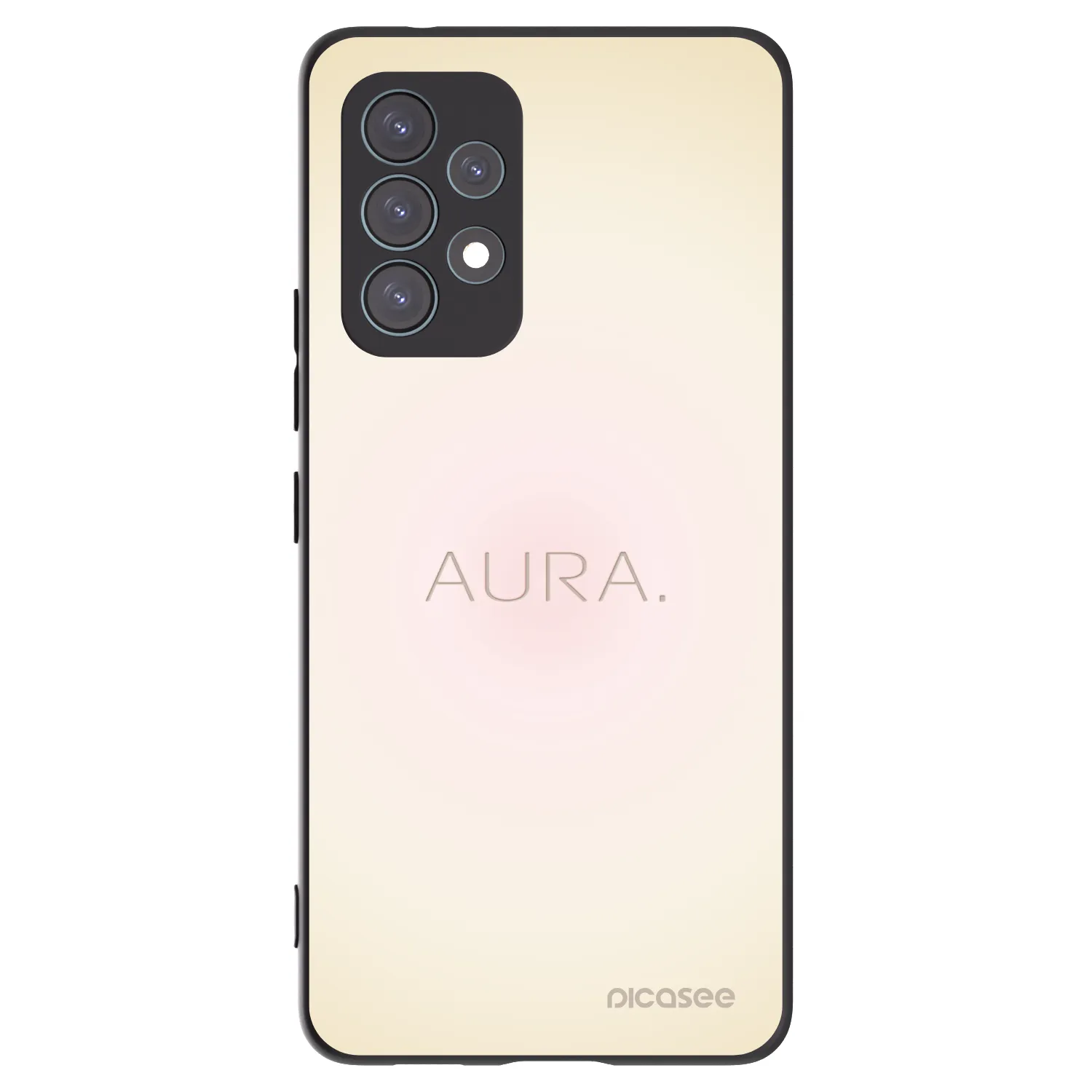 Picasee Μαύρη θήκη σιλικόνης για Samsung Galaxy A53 5G A536 - Aura