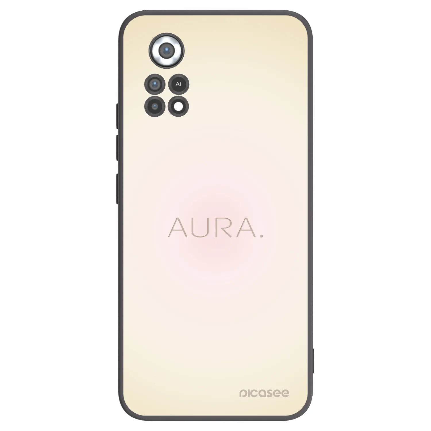 Picasee Μαύρη θήκη σιλικόνης για Xiaomi Poco X4 Pro 5G - Aura