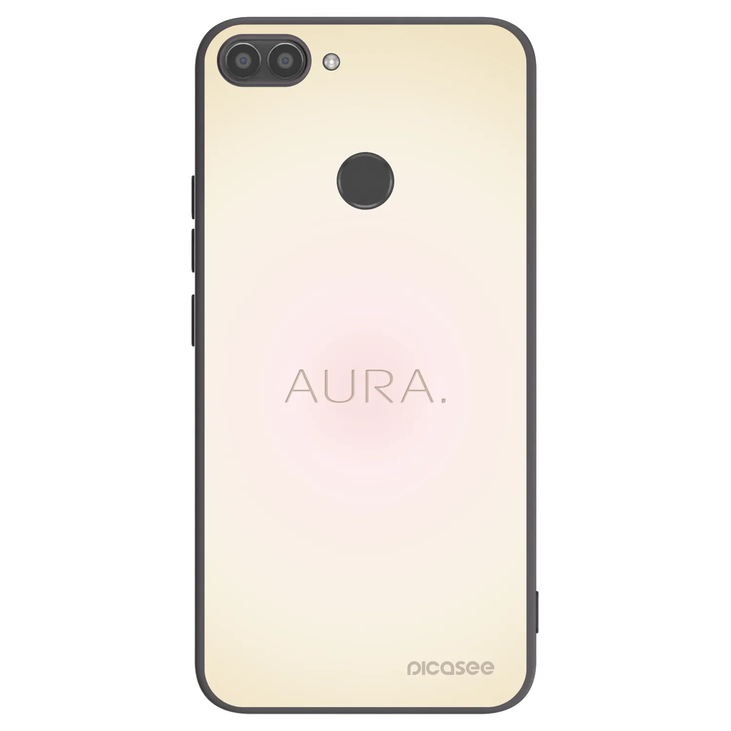 Picasee Μαύρη θήκη σιλικόνης για Huawei P Smart - Aura