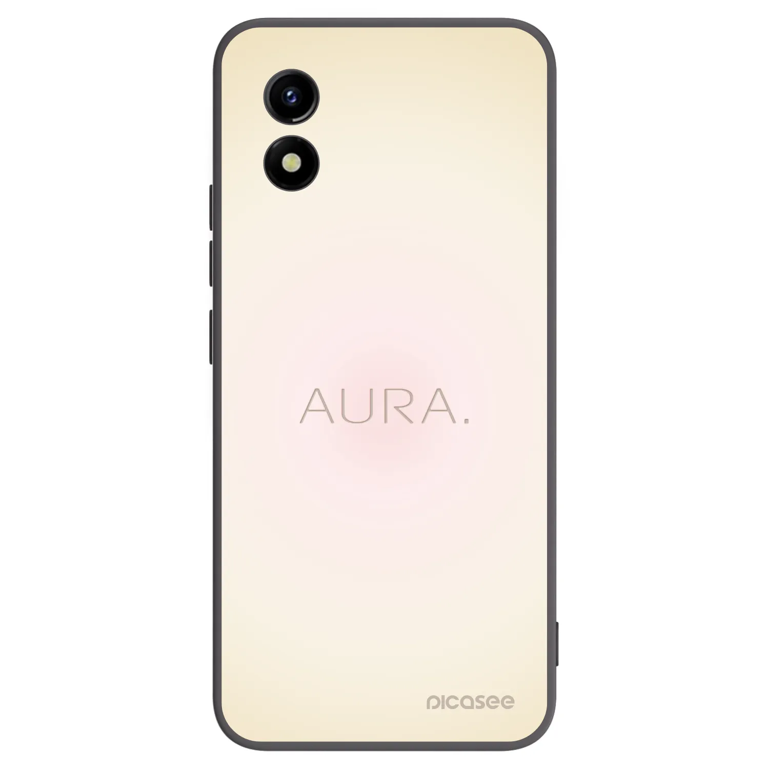 Picasee Μαύρη θήκη σιλικόνης για Vivo Y01 - Aura