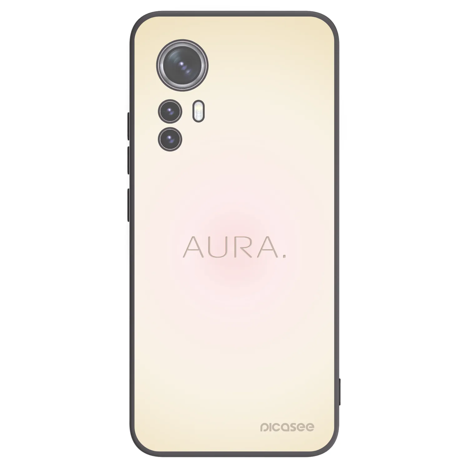 Picasee Μαύρη θήκη σιλικόνης για Xiaomi 12X - Aura