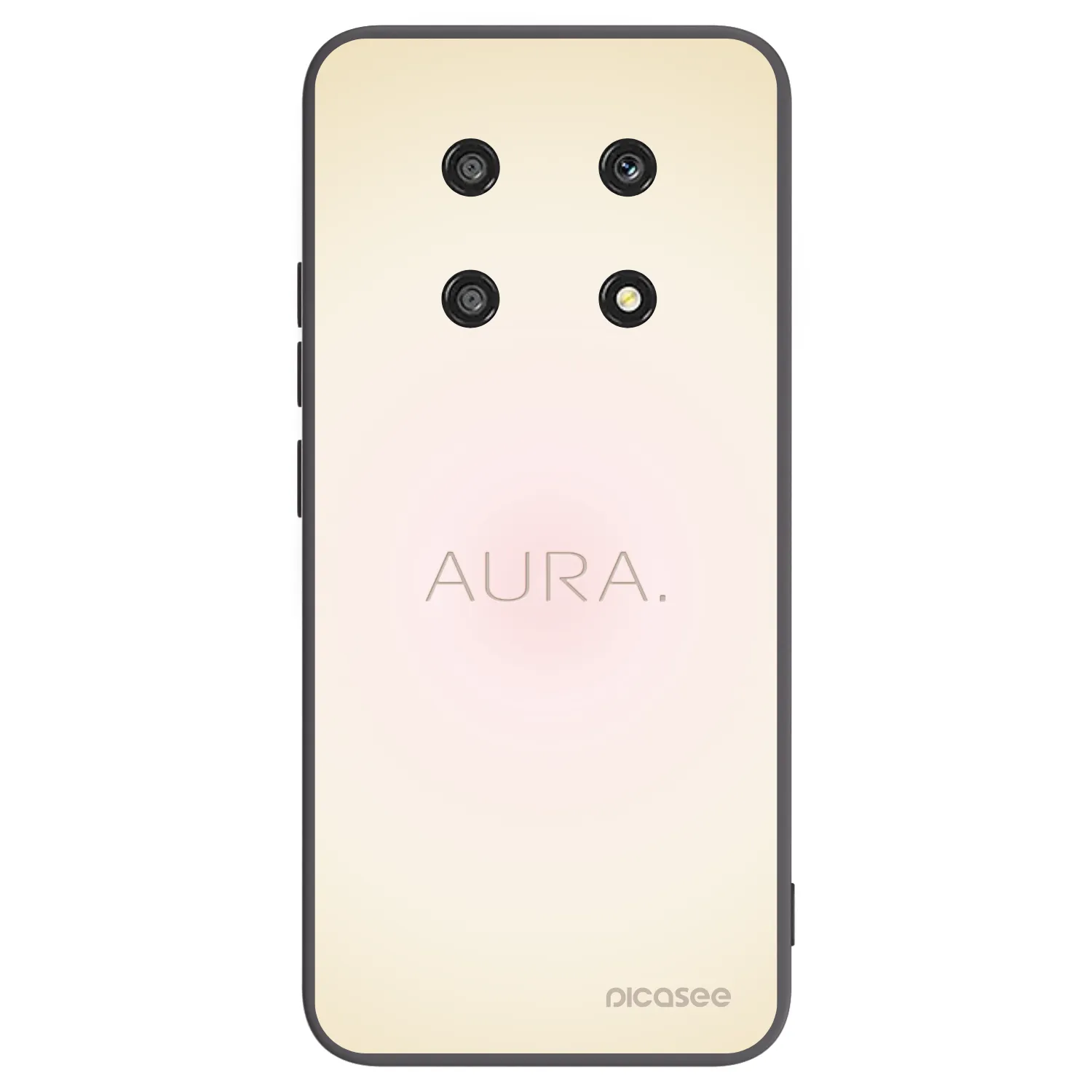Picasee Μαύρη θήκη σιλικόνης για Honor Magic4 Lite 5G - Aura