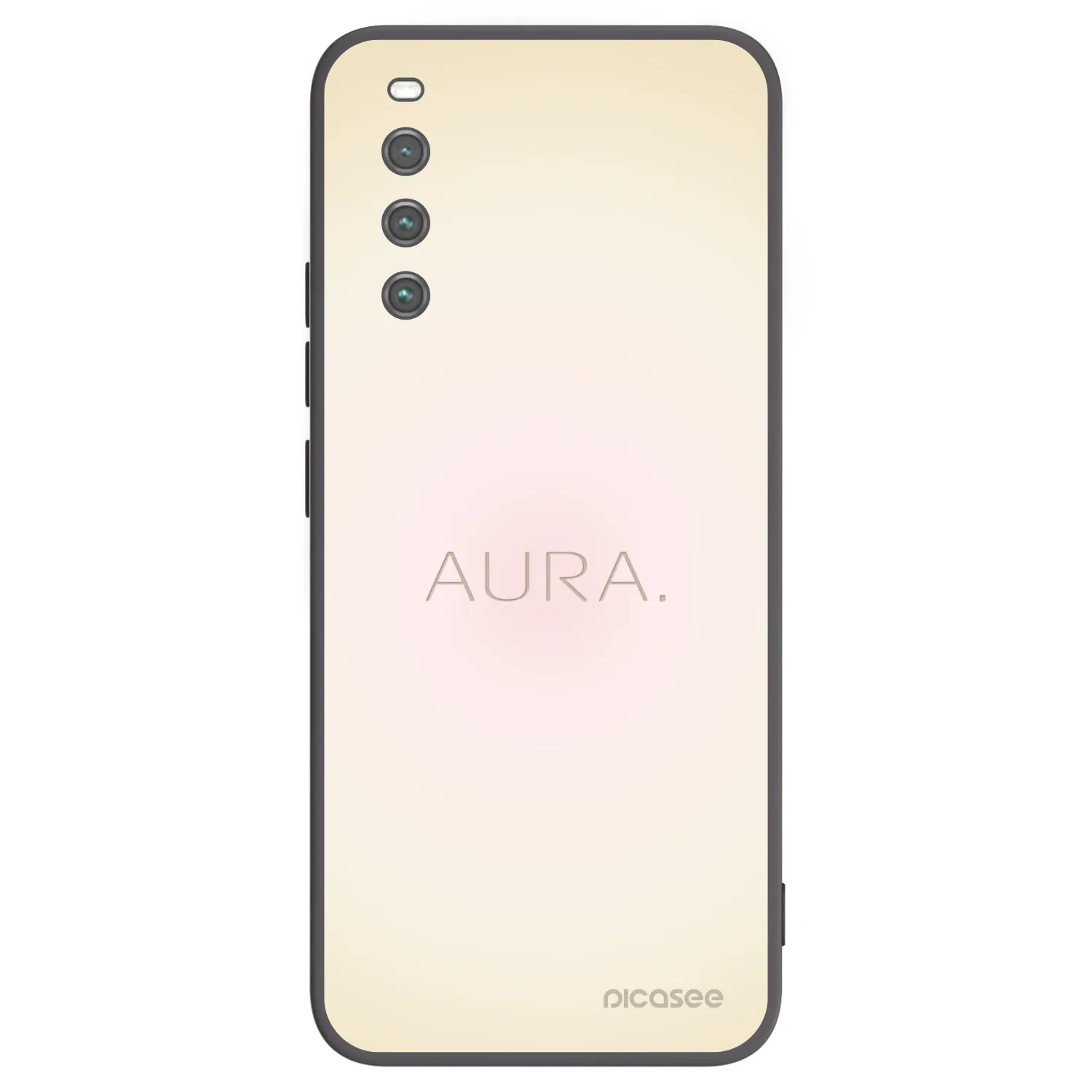 Picasee Μαύρη θήκη σιλικόνης για Sony Xperia 10 IV 5G - Aura