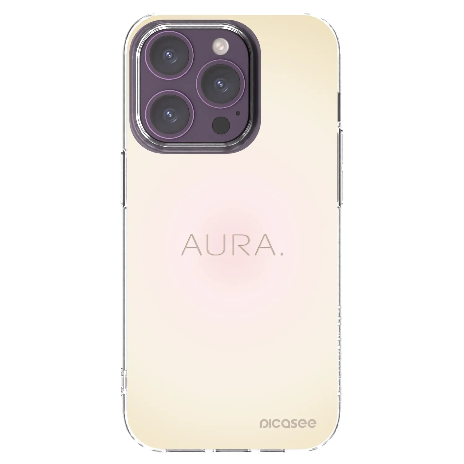 Picasee διαφανής θήκη σιλικόνης Apple iPhone 14 Pro - Aura