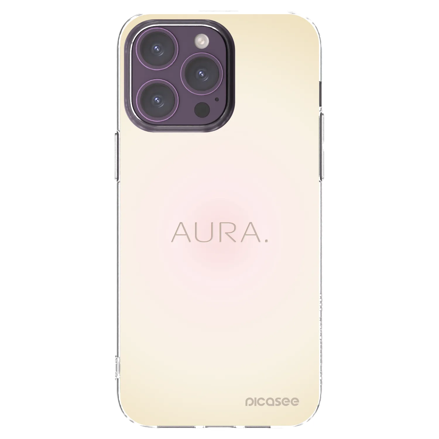 Picasee διαφανής θήκη σιλικόνης Apple iPhone 14 Pro Max - Aura