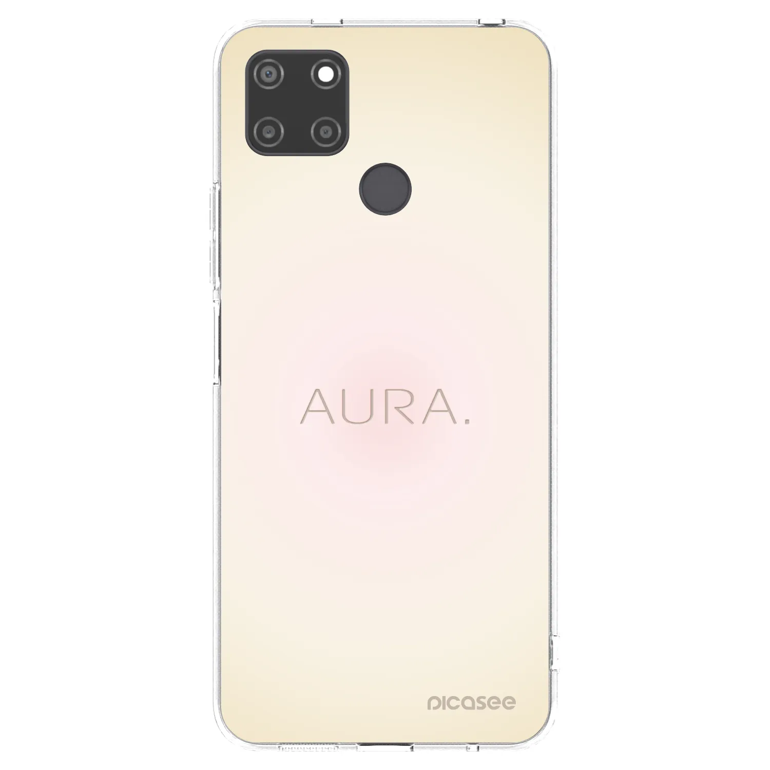 Picasee διαφανής θήκη σιλικόνης Realme C21Y - Aura