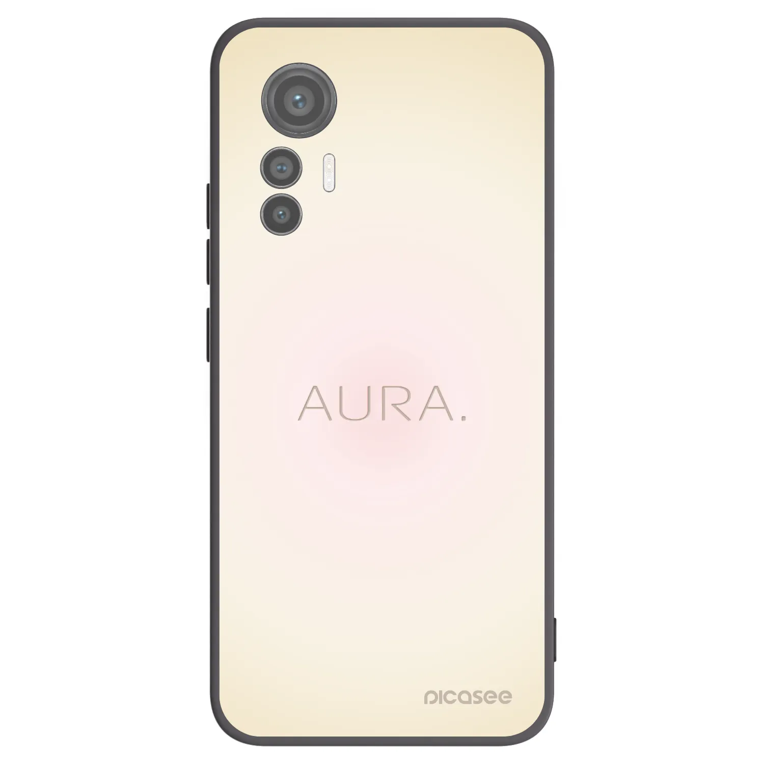 Picasee Μαύρη θήκη σιλικόνης για Xiaomi 12 Lite - Aura