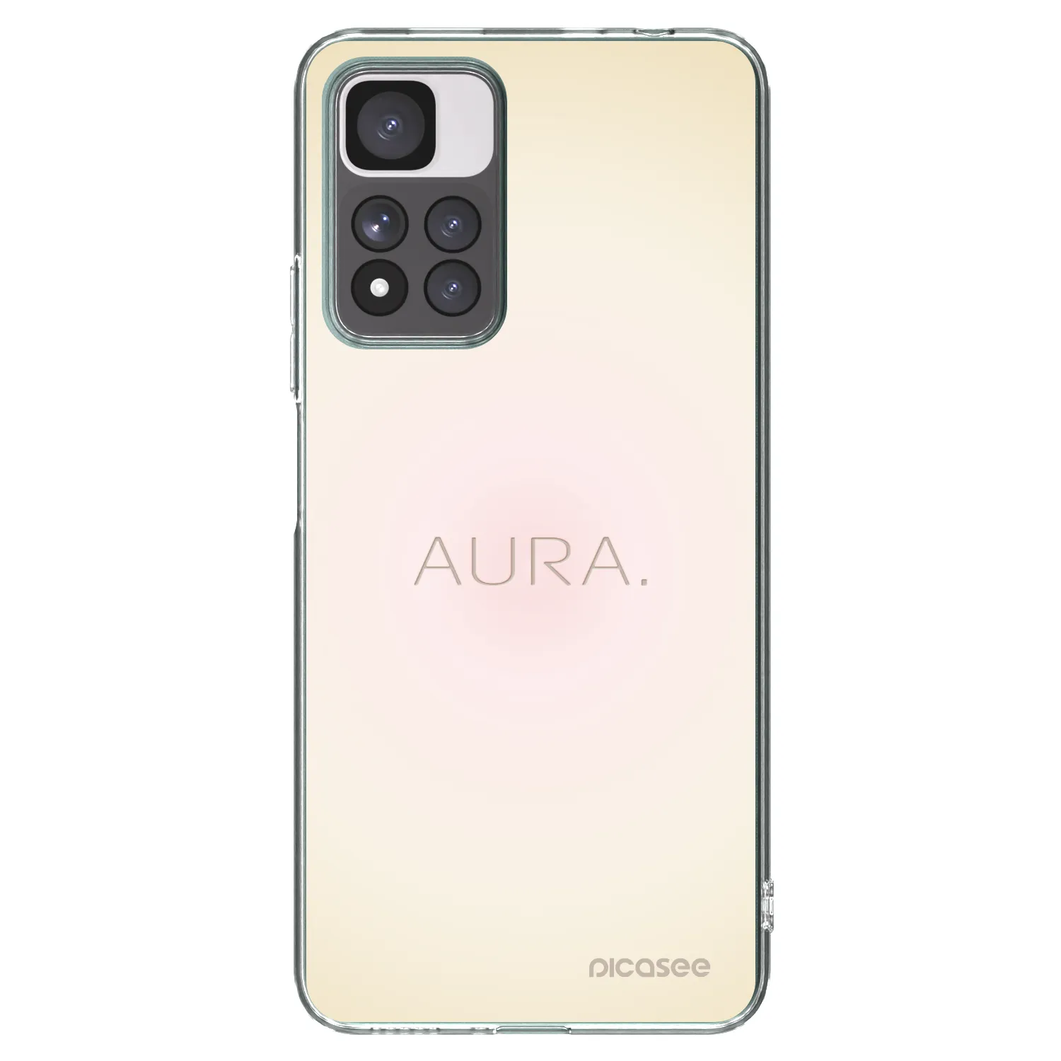Picasee διαφανής θήκη σιλικόνης Xiaomi Redmi Note 11 Pro+ 5G - Aura