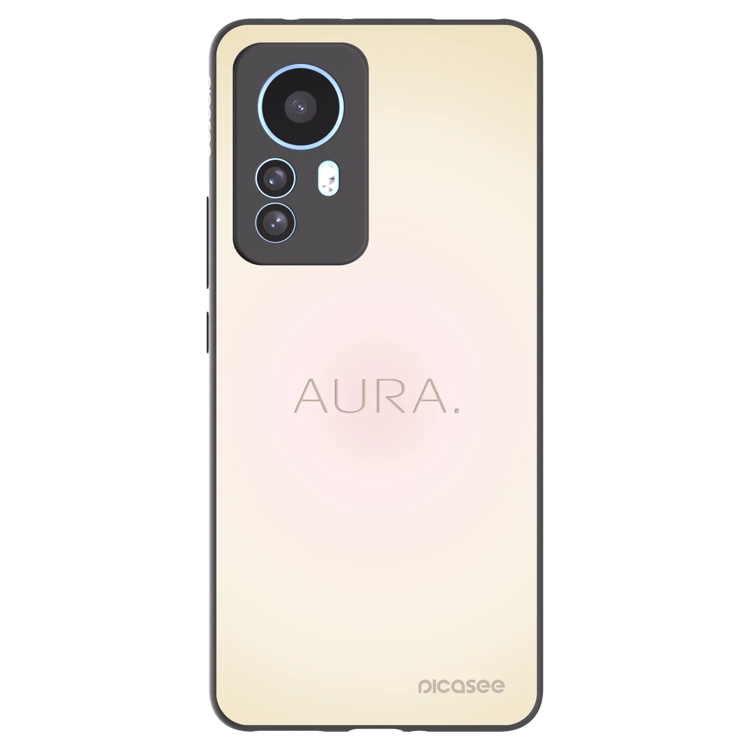 Picasee Μαύρη θήκη σιλικόνης για Xiaomi 12T - Aura