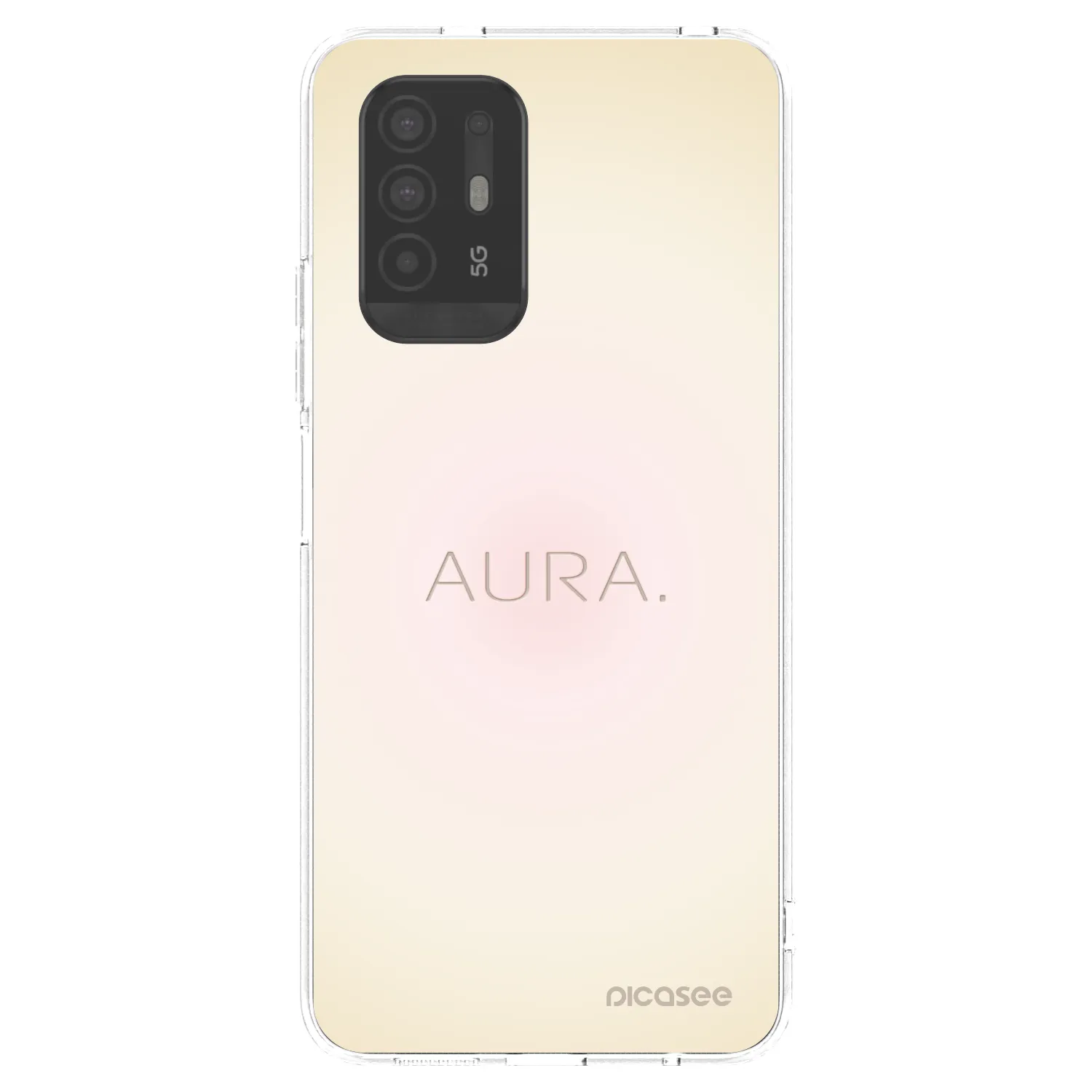 Picasee διαφανής θήκη σιλικόνης OPPO A94 5G - Aura