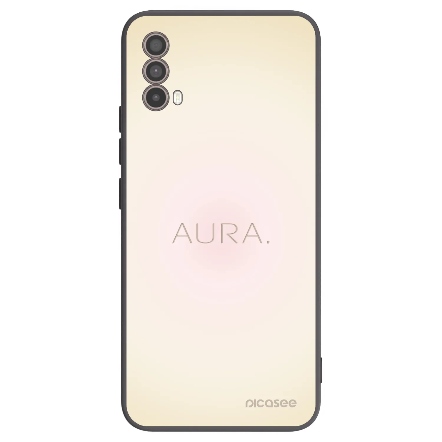 Picasee Μαύρη θήκη σιλικόνης για Motorola Moto E40 - Aura