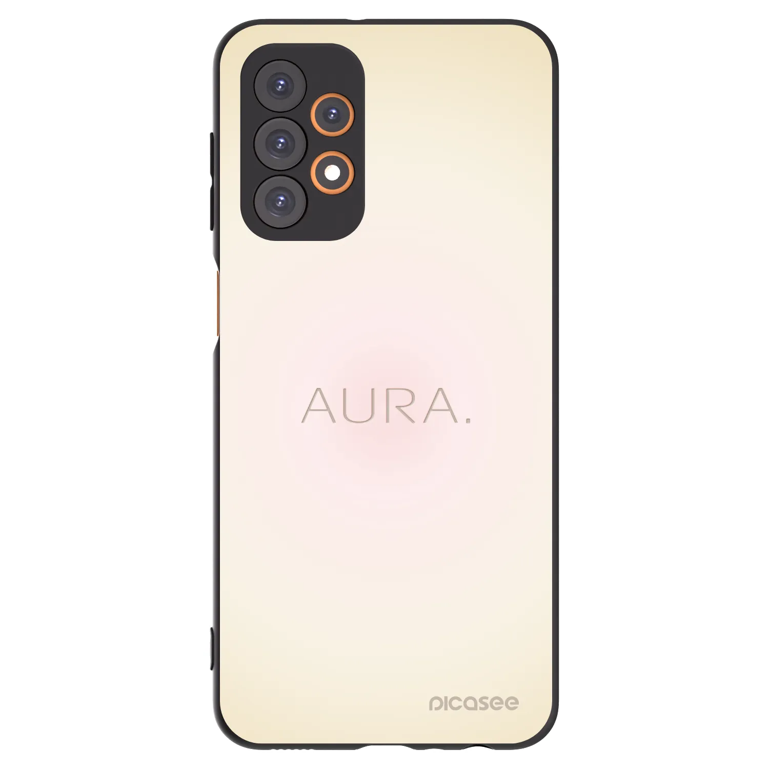 Picasee Μαύρη θήκη σιλικόνης για Samsung Galaxy A23 A236B 5G - Aura