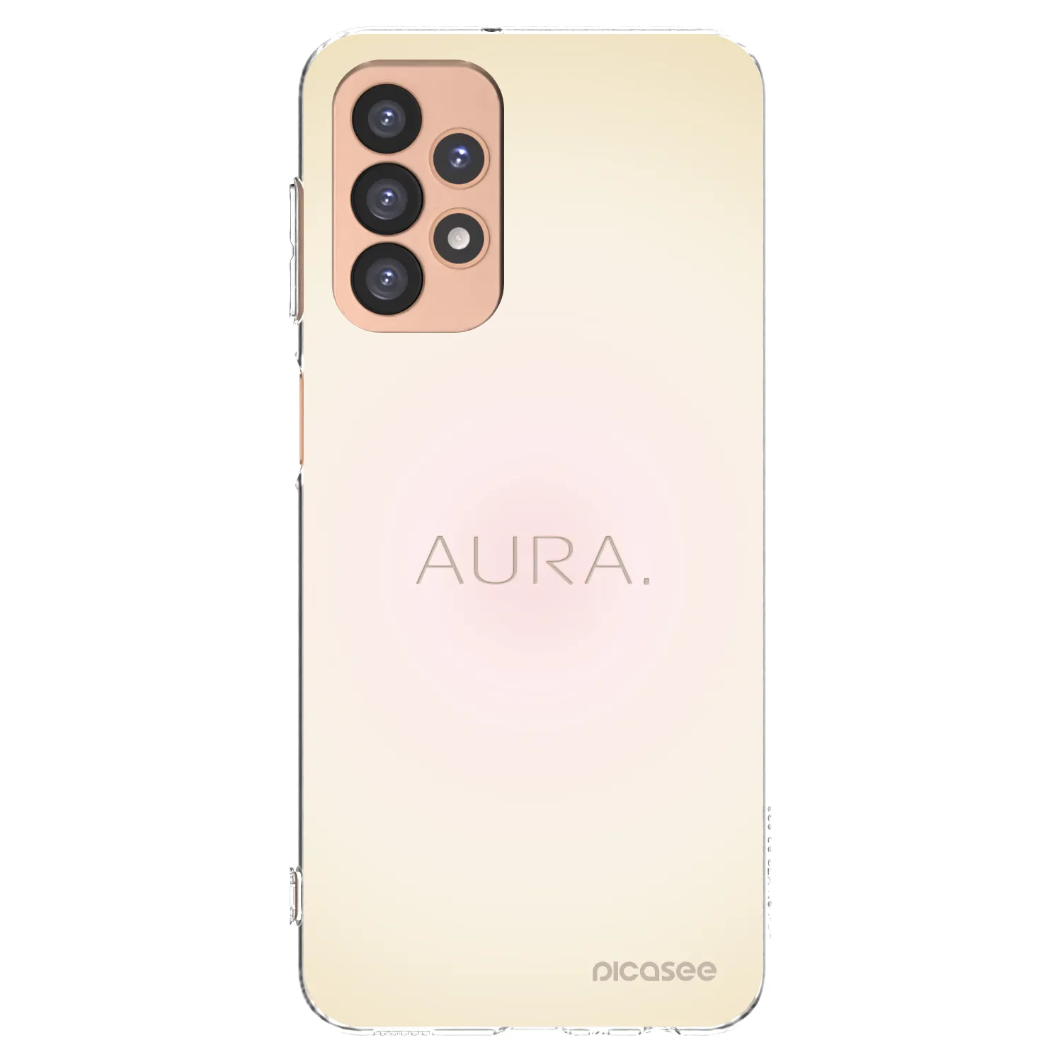 Picasee διαφανής θήκη σιλικόνης Samsung Galaxy A23 A236B 5G - Aura