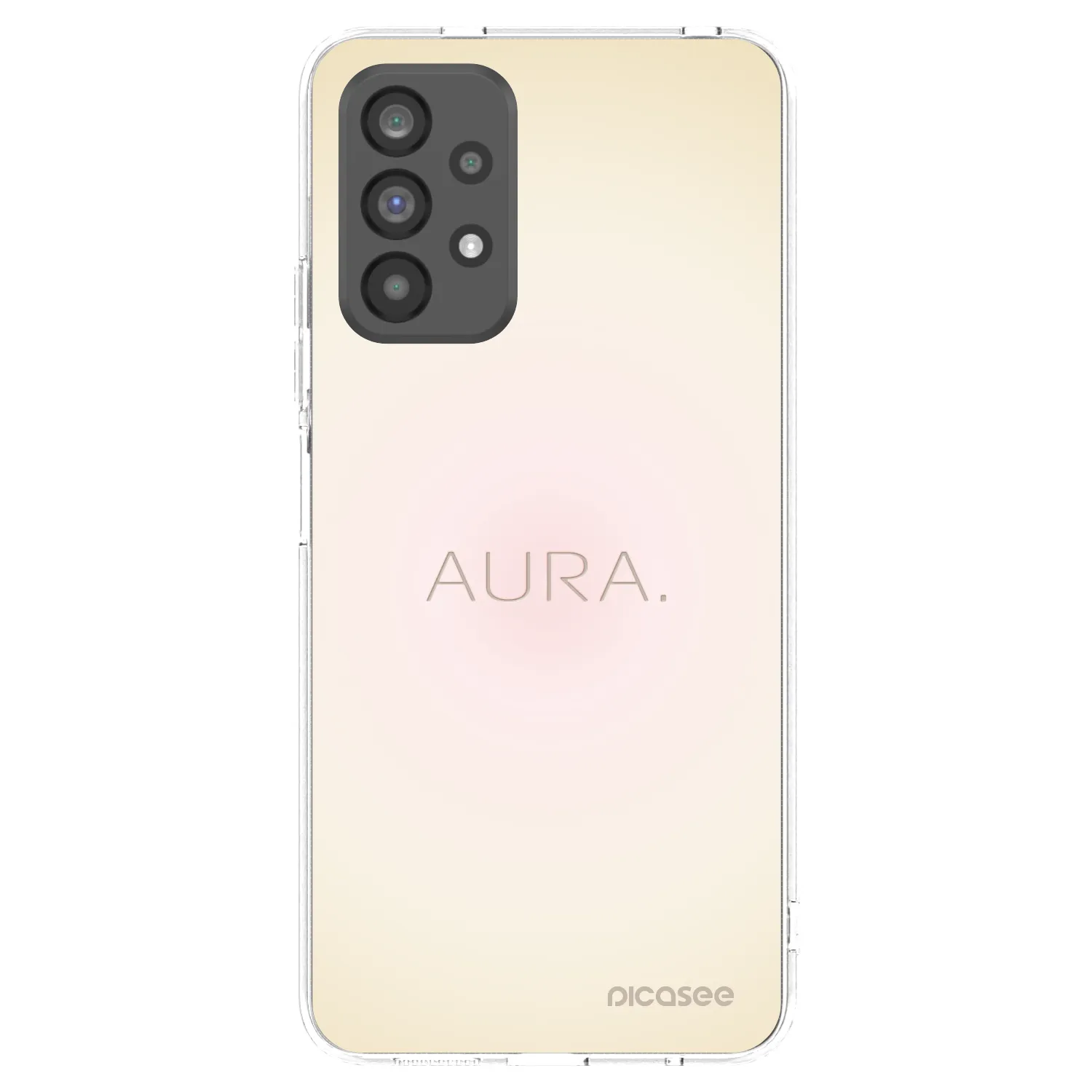 Picasee διαφανής θήκη σιλικόνης Samsung Galaxy A73 5G - Aura