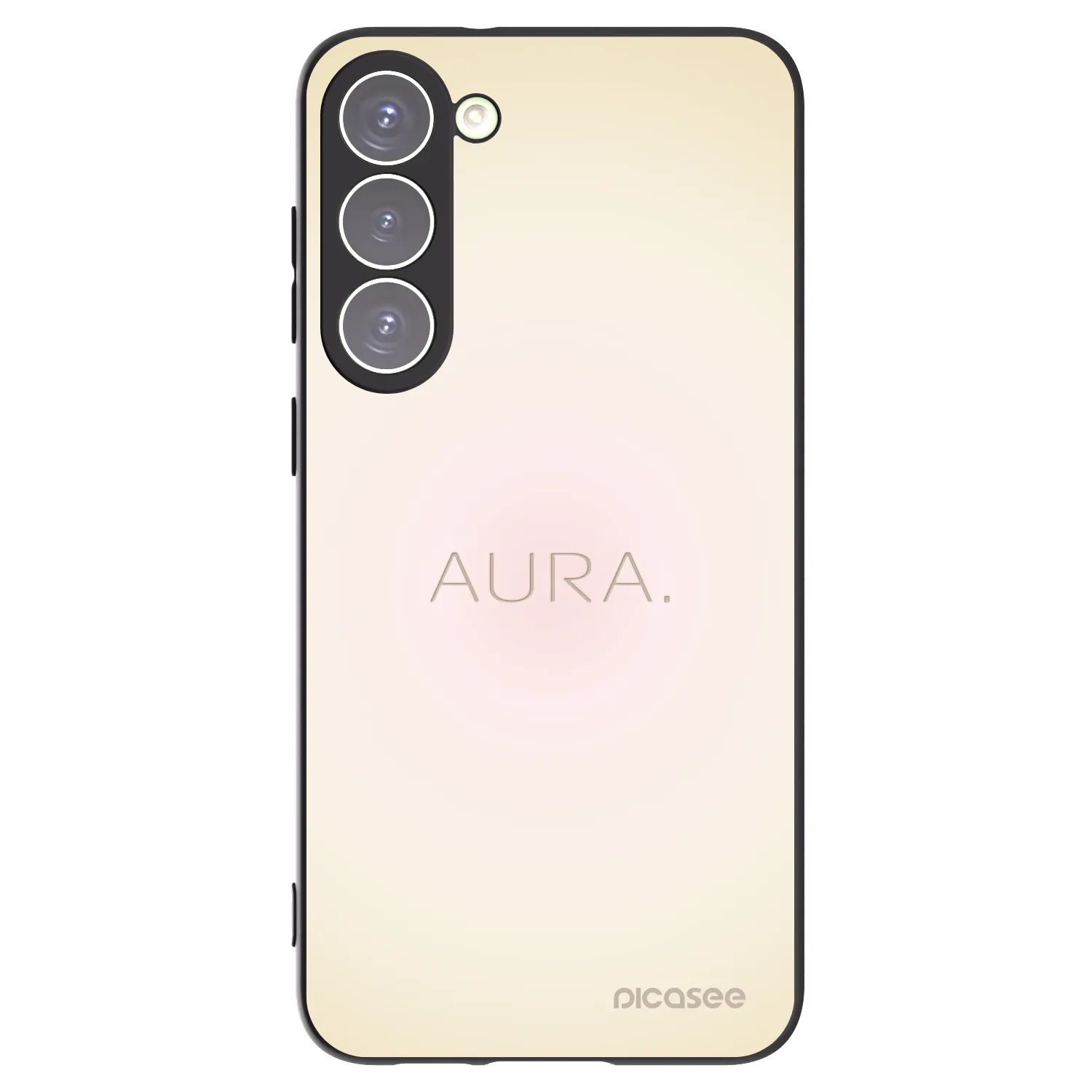 Picasee Μαύρη θήκη σιλικόνης για Samsung Galaxy S23+ 5G - Aura