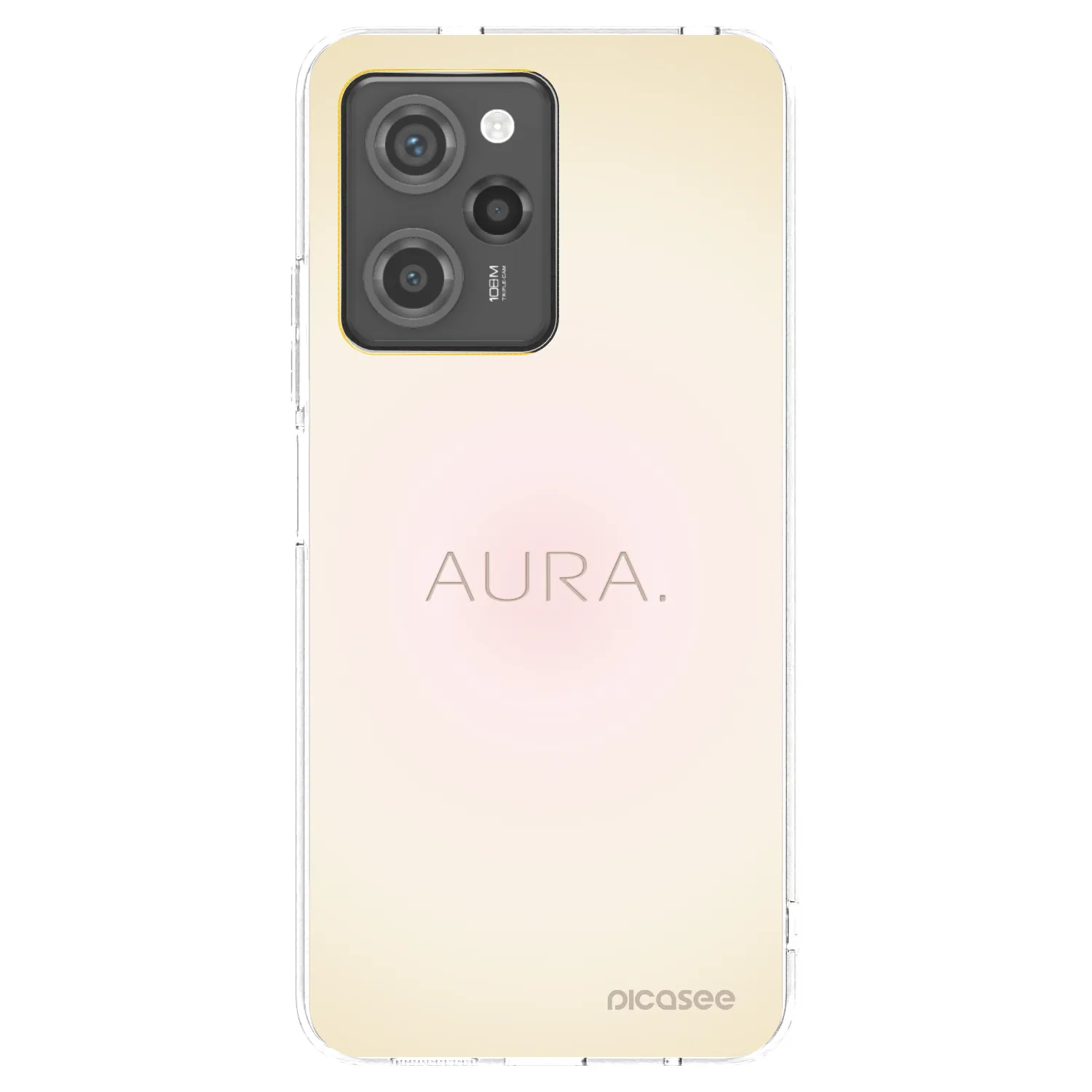 Picasee Μαύρη θήκη σιλικόνης για Xiaomi Poco X5 Pro - Aura