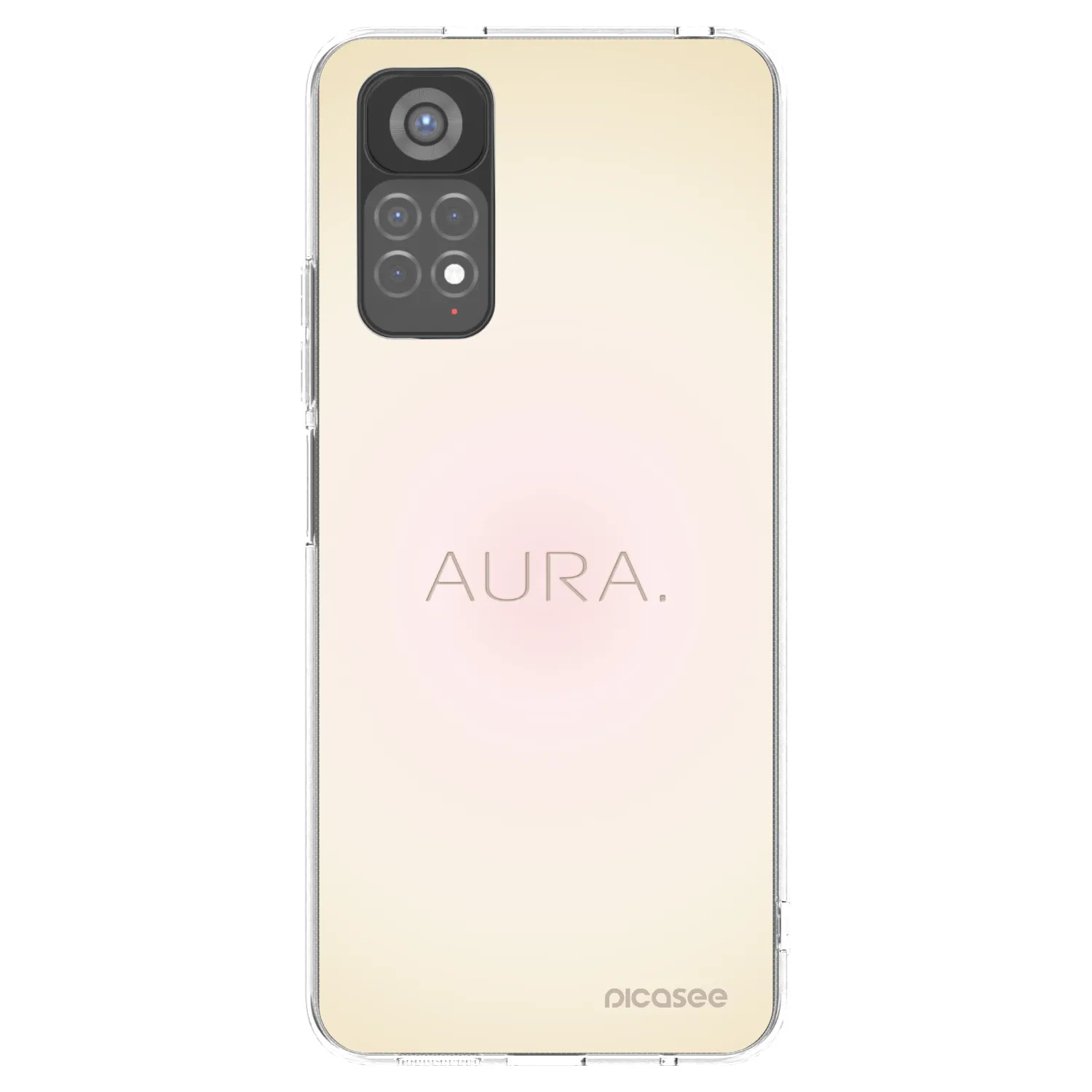 Picasee διαφανής θήκη σιλικόνης Xiaomi Redmi Note 11S 5G - Aura