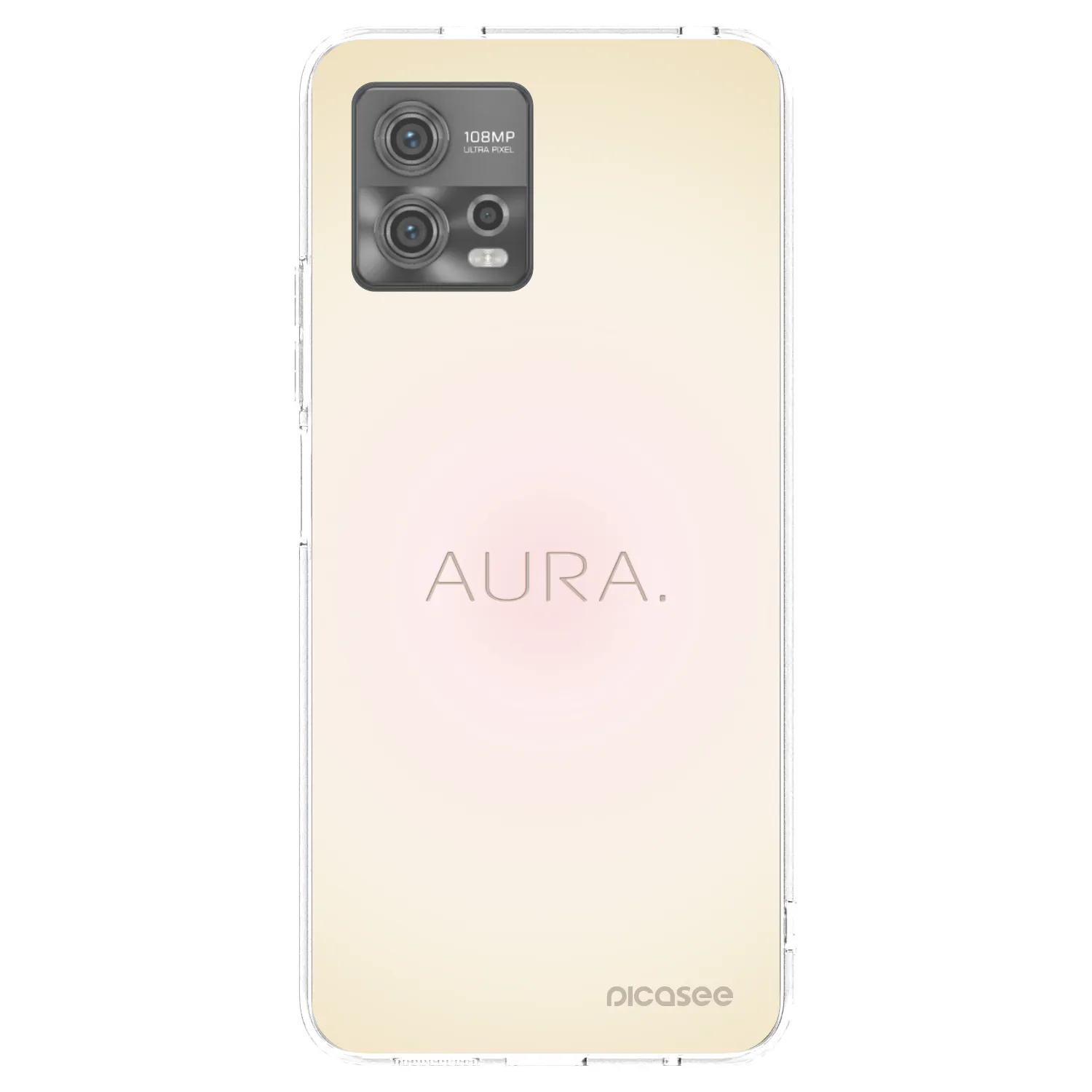 Picasee διαφανής θήκη σιλικόνης Motorola Moto G72 - Aura