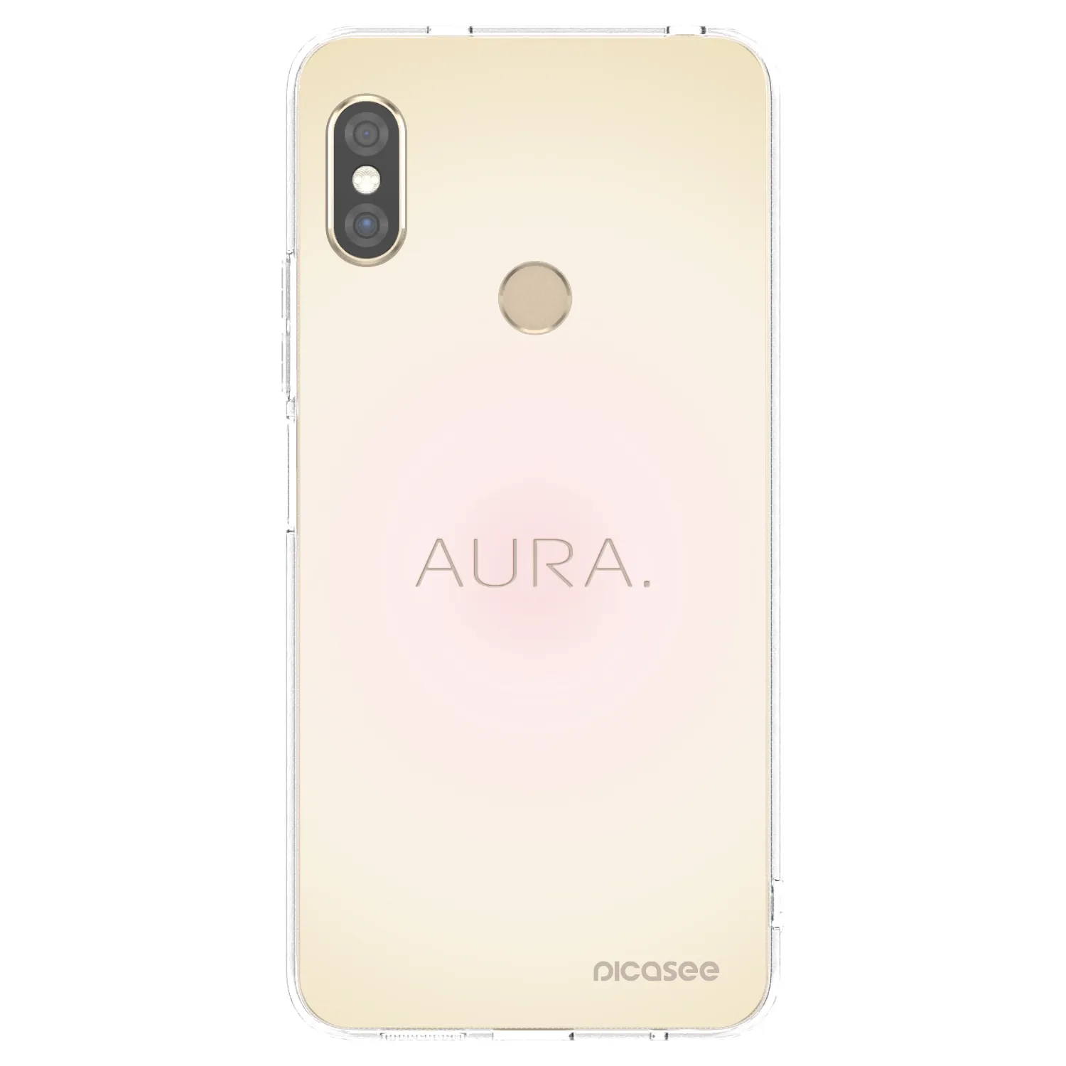 Picasee διαφανής θήκη σιλικόνης Xiaomi Redmi Note 5 Global - Aura