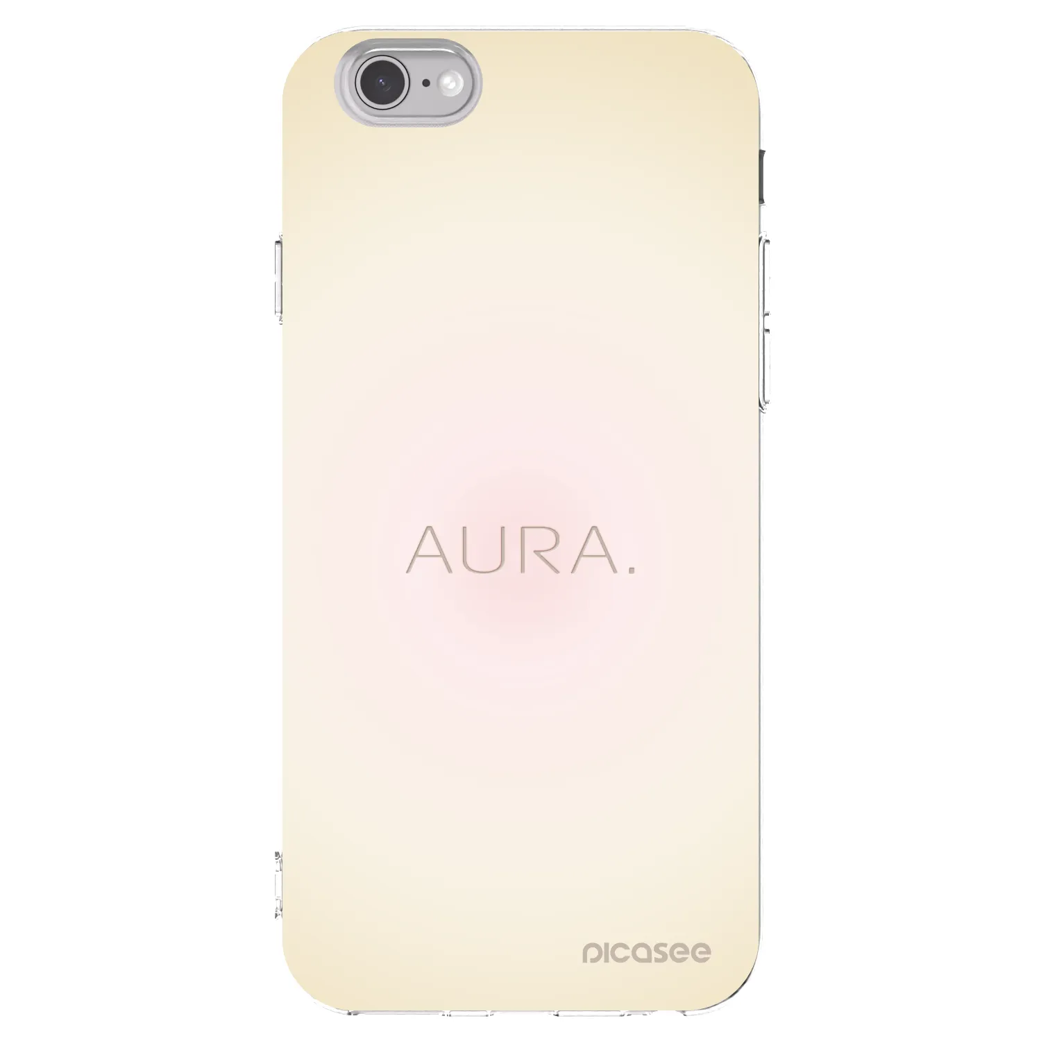 Picasee διαφανής θήκη σιλικόνης Apple iPhone 6/6S - Aura