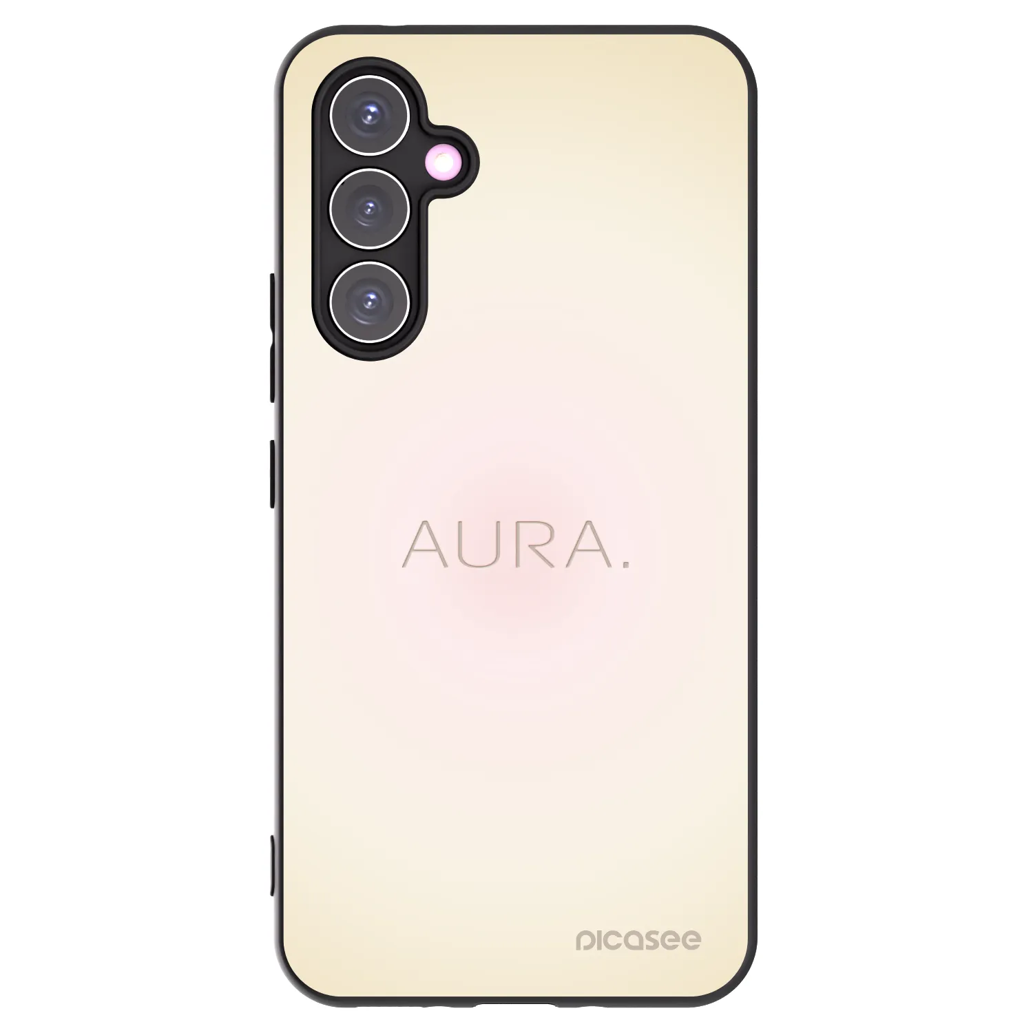 Picasee Μαύρη θήκη σιλικόνης για Samsung Galaxy A54 5G A546B - Aura